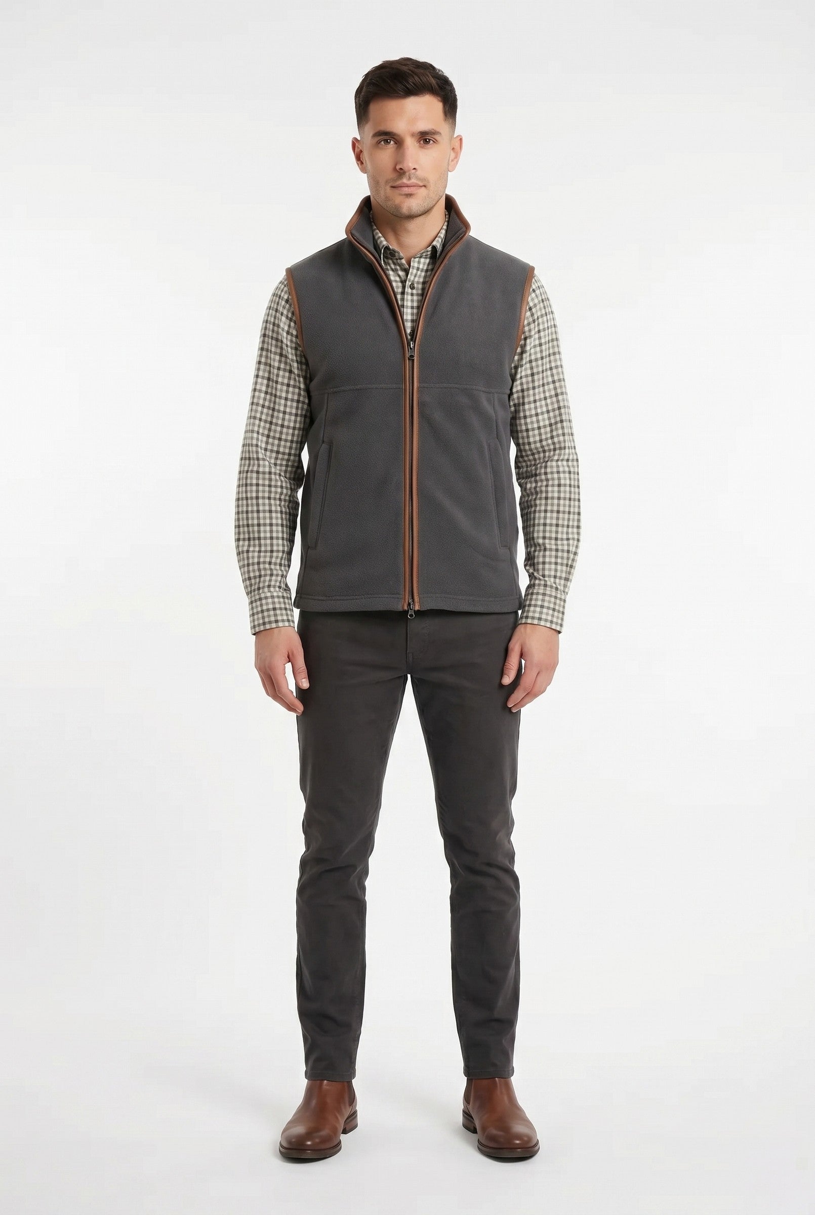 Men's Heritage Fleece Gilet | Blackstone London