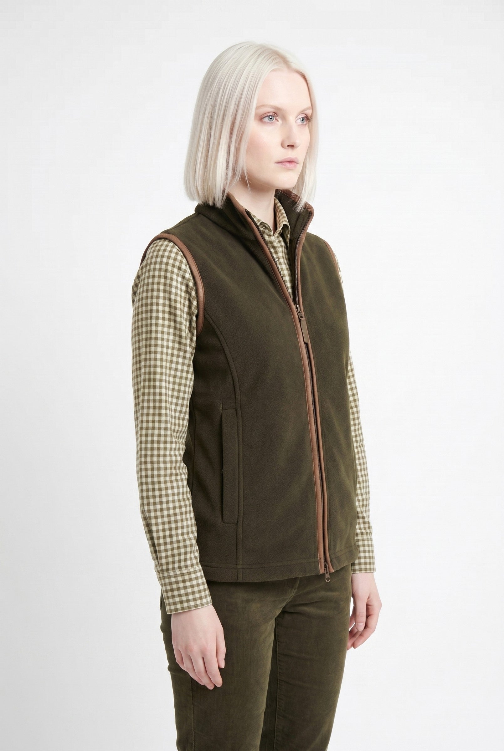 Women's Heritage Fleece Gilet | Blackstone London