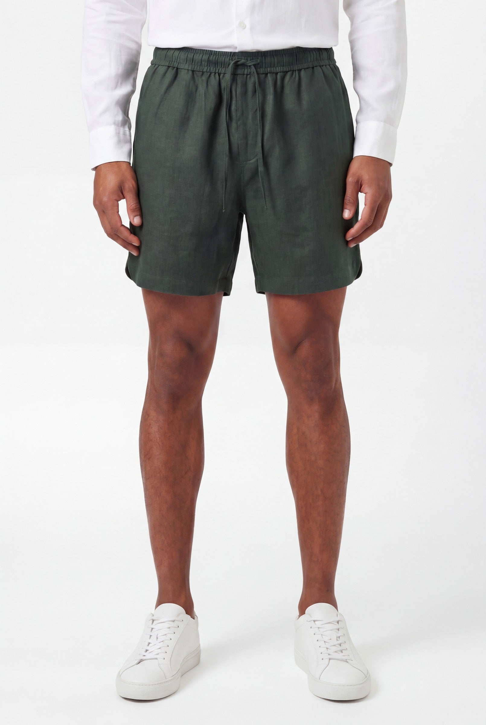 Men's Premium Linen Drawstring Shorts | Blackstone London