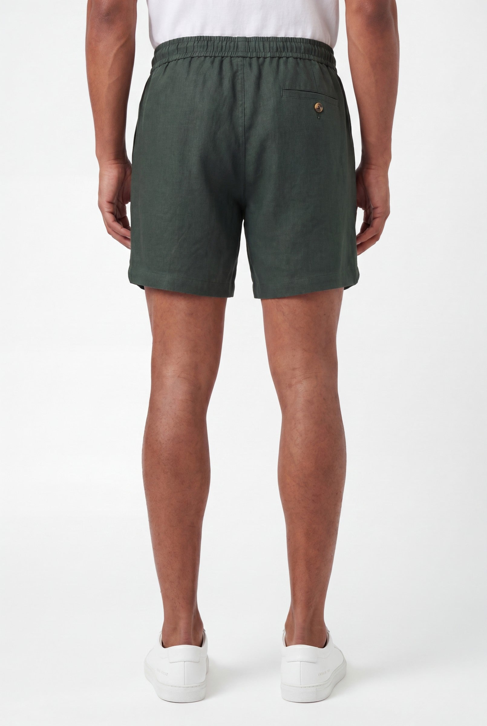 Men's Premium Linen Drawstring Shorts | Blackstone London