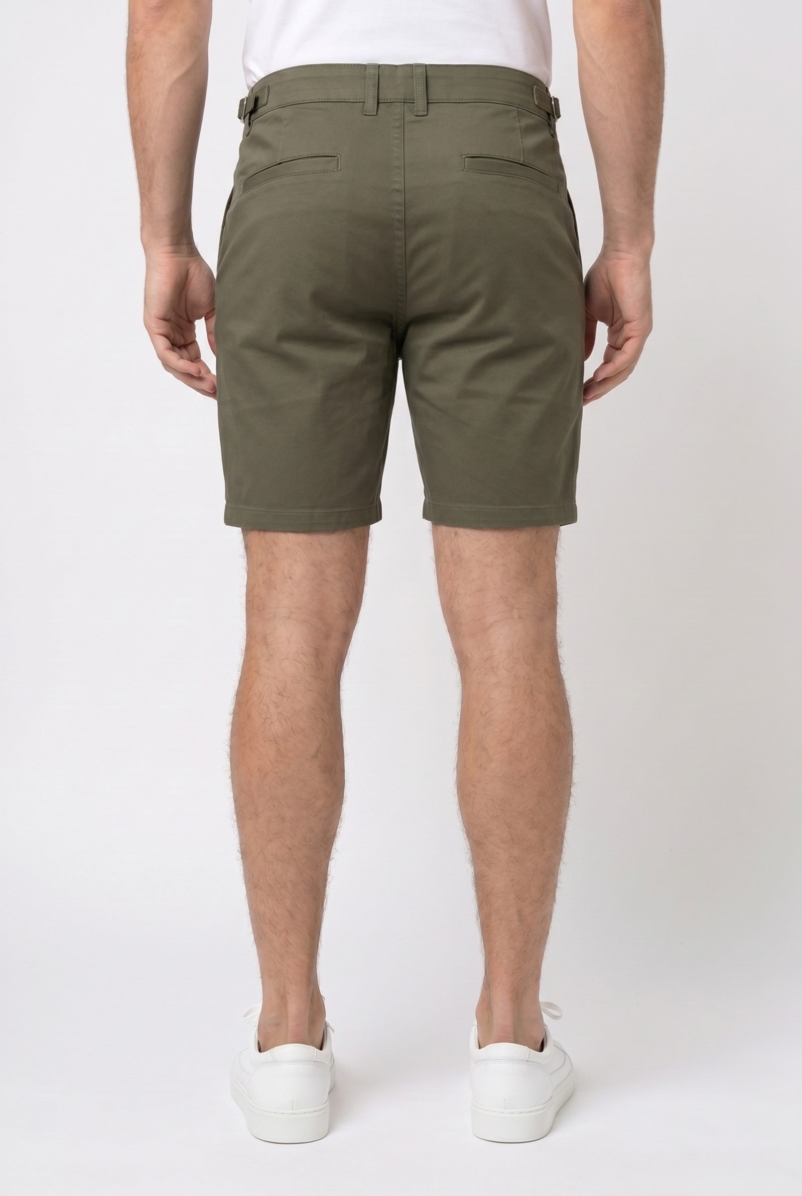 Men's Side Adjuster Chino Shorts | Blackstone London