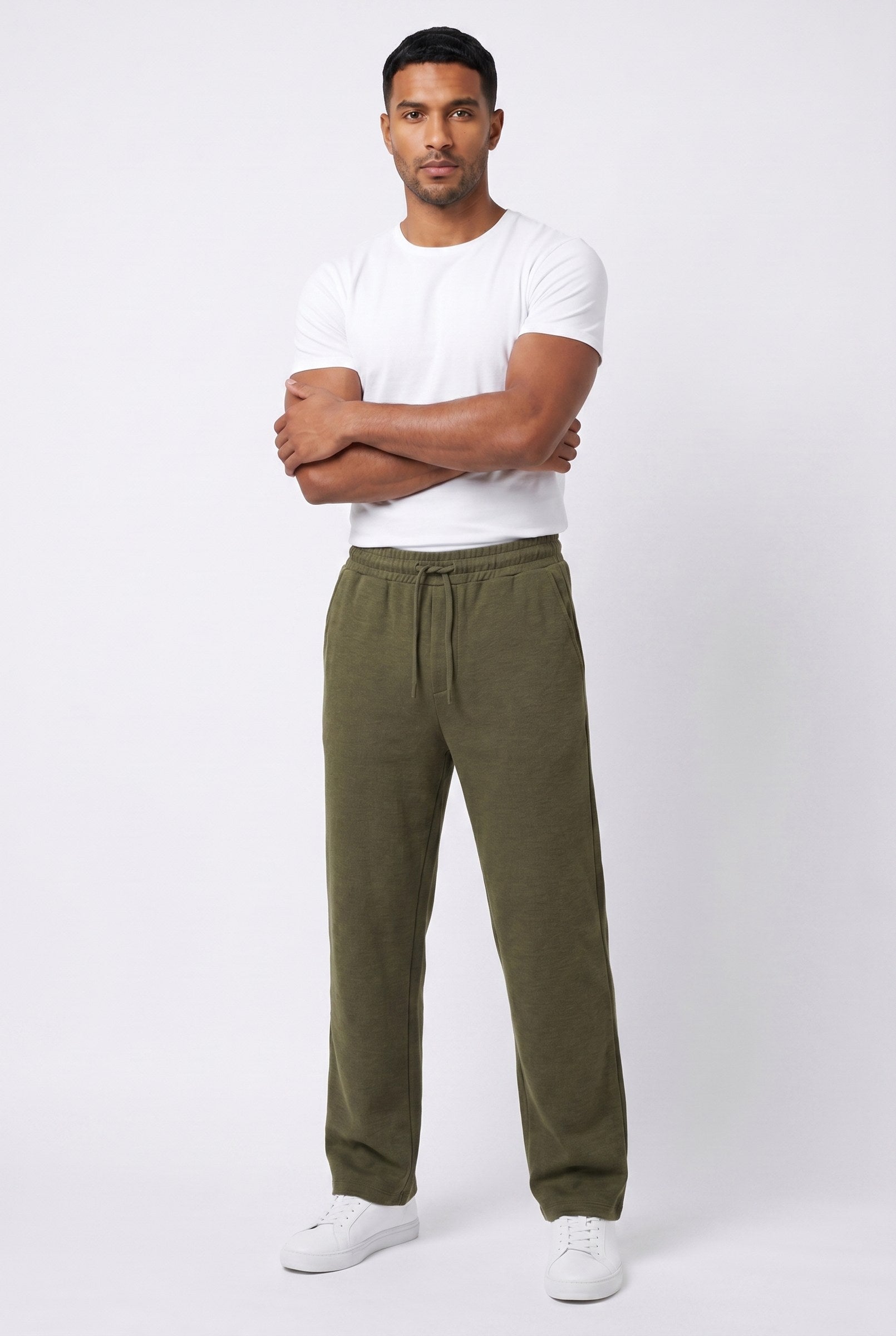 Men's Casual Drawstring Wide Leg Trousers | Blackstone London