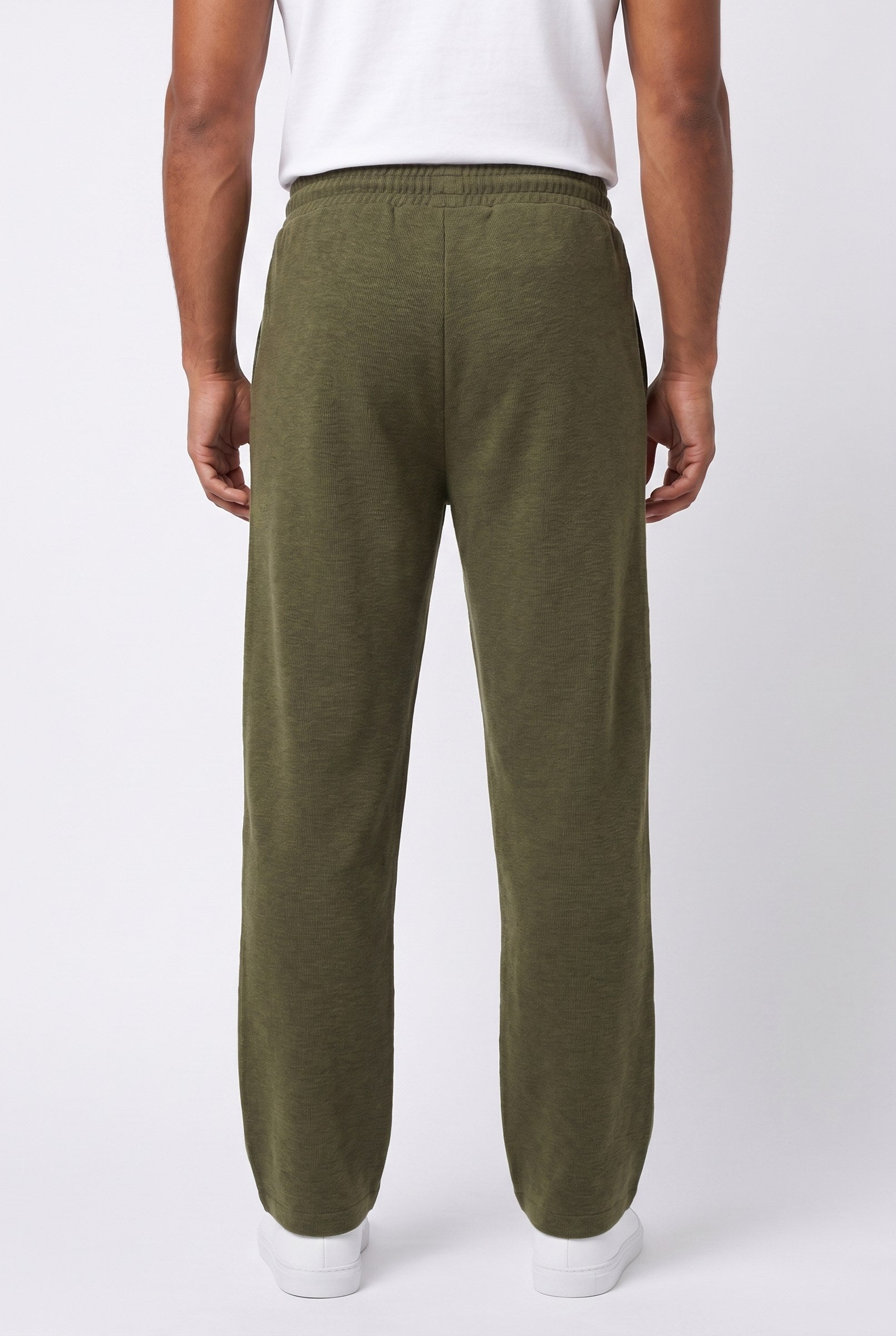 Men's Casual Drawstring Wide Leg Trousers | Blackstone London