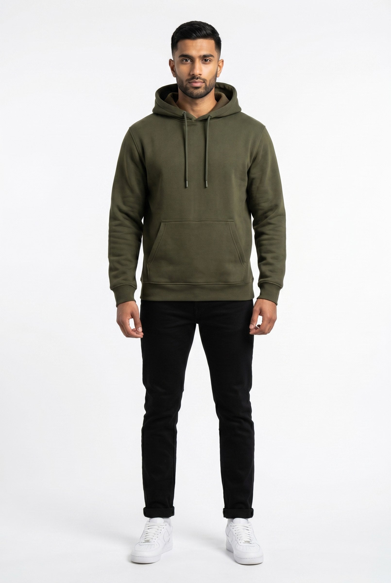 Men's Fundamental Fleece Pullover Hoodie | Blackstone London