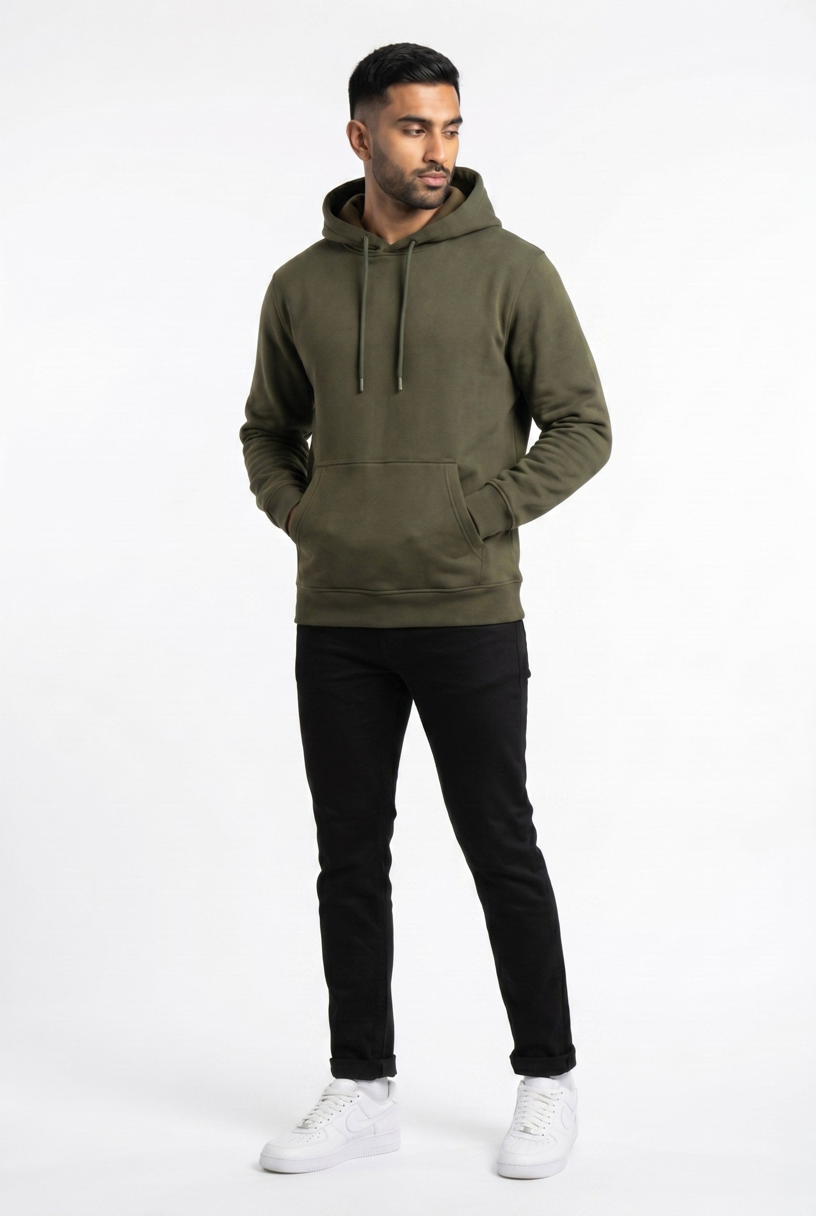 Men's Fundamental Fleece Pullover Hoodie | Blackstone London