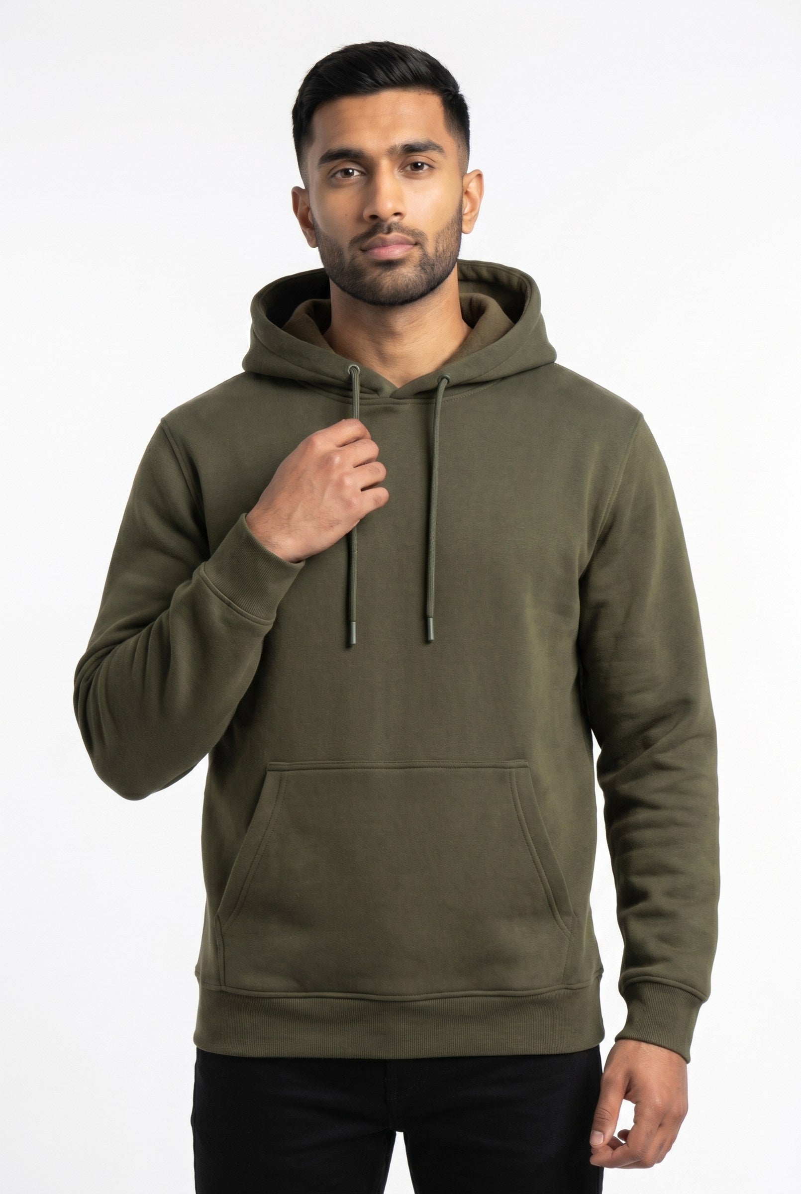 Men's Fundamental Fleece Pullover Hoodie | Blackstone London