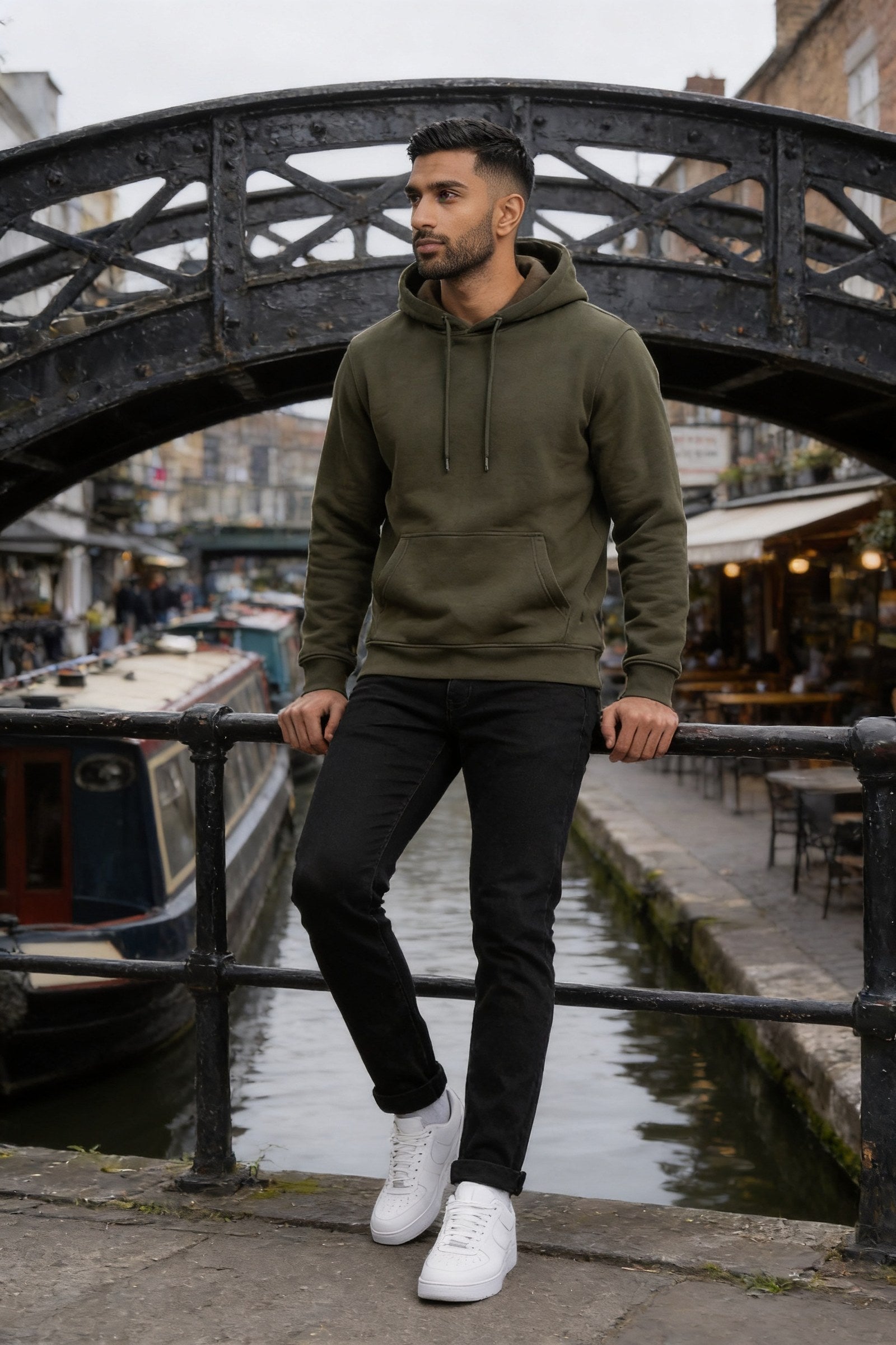 Men's Fundamental Fleece Pullover Hoodie | Blackstone London