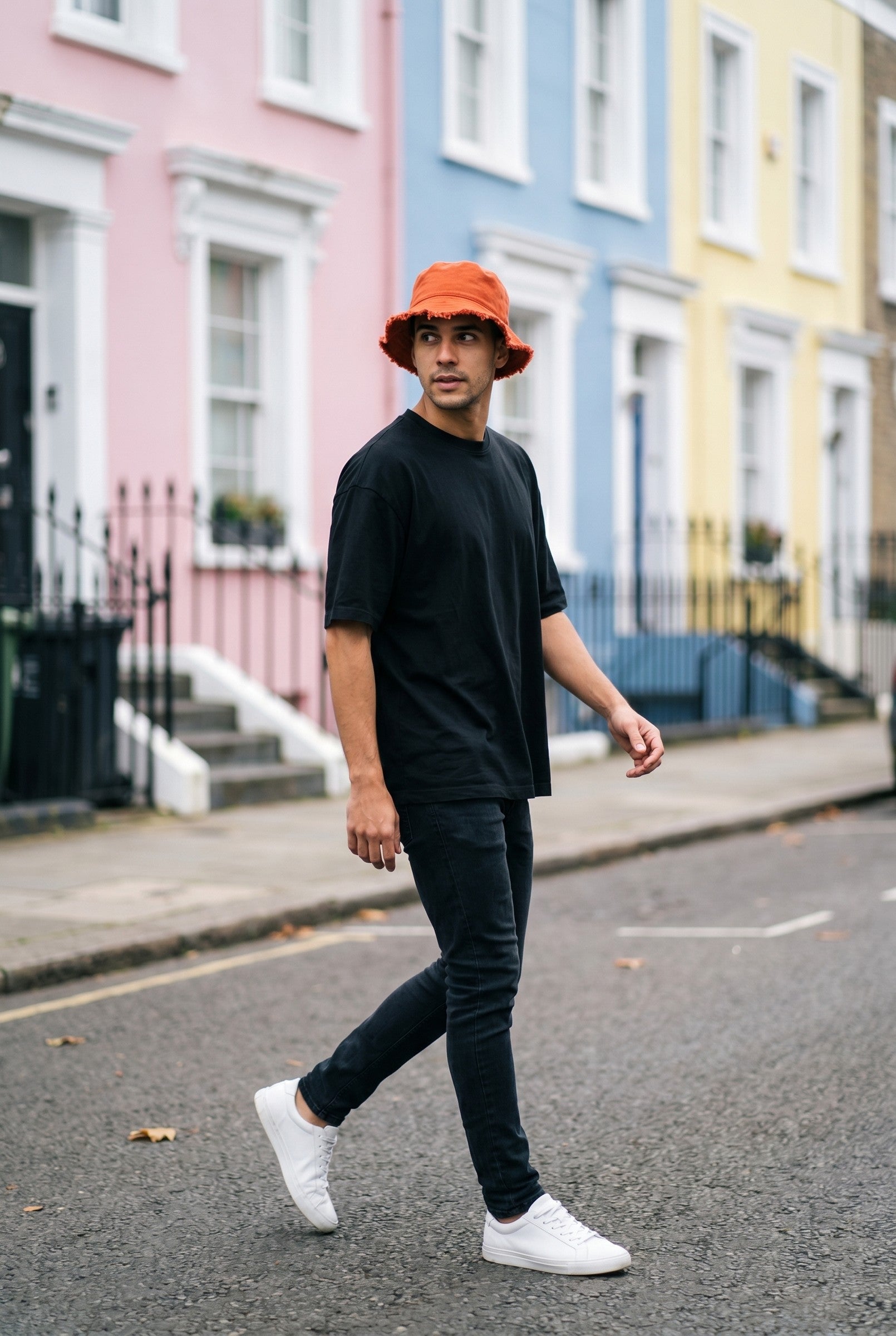 Men's Distressed Bucket Hat | Blackstone London