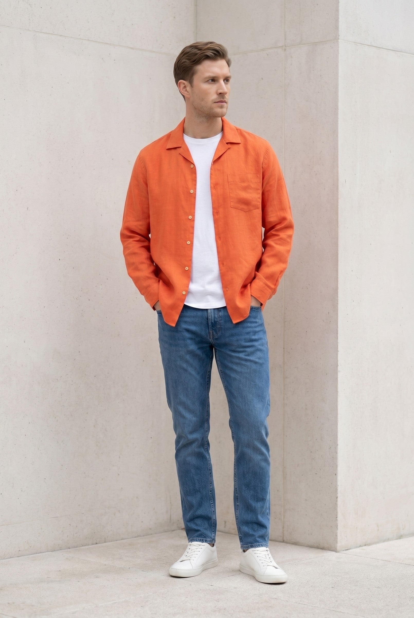 Men's Linen Shirt | Blackstone London