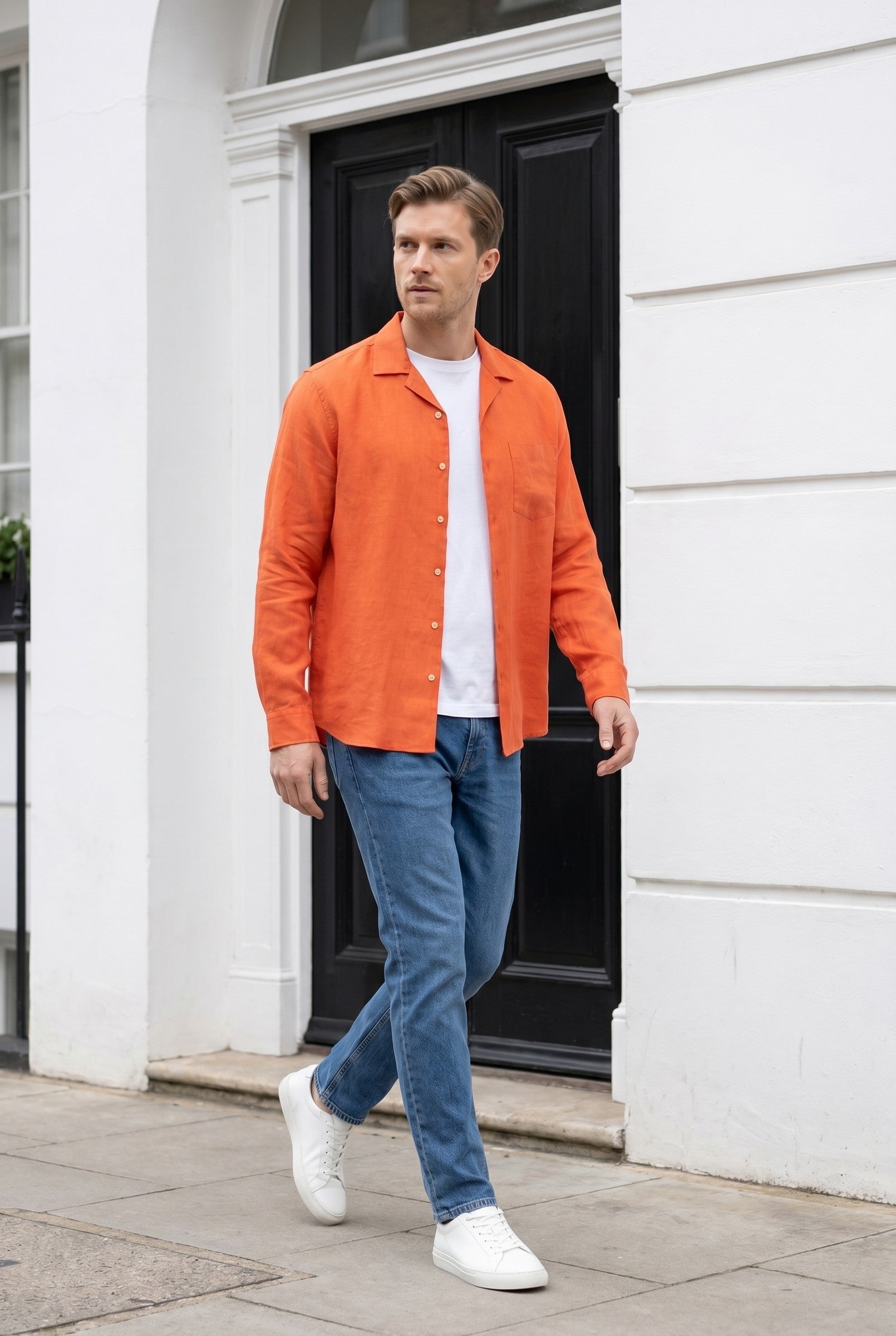 Men's Linen Shirt | Blackstone London