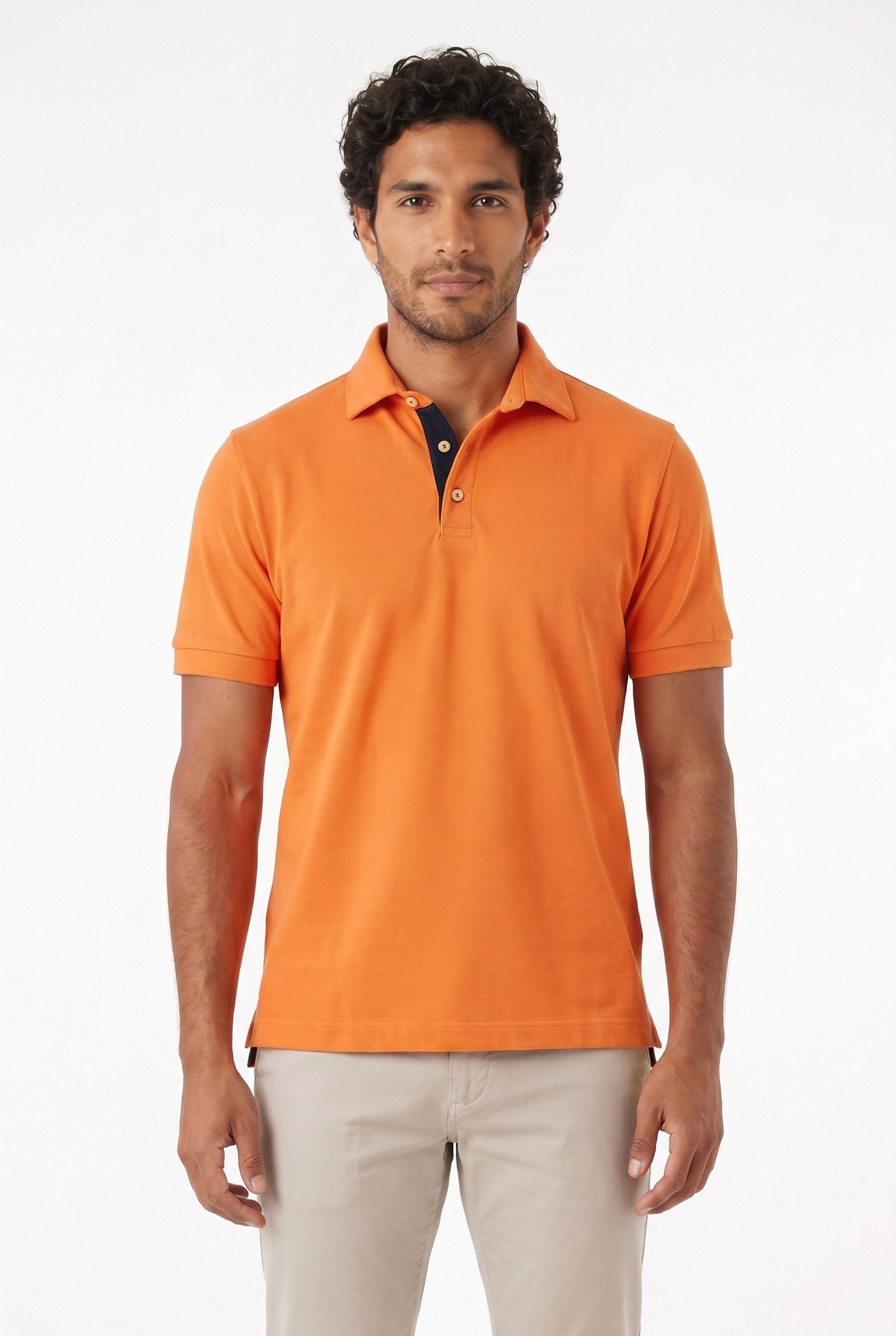 Men's Classic Fit Pique Polo Shirt | Blackstone London