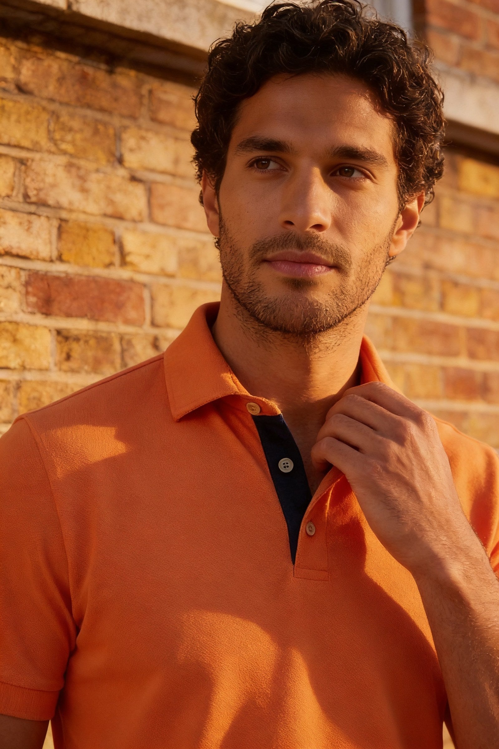 Men's Classic Fit Pique Polo Shirt | Blackstone London