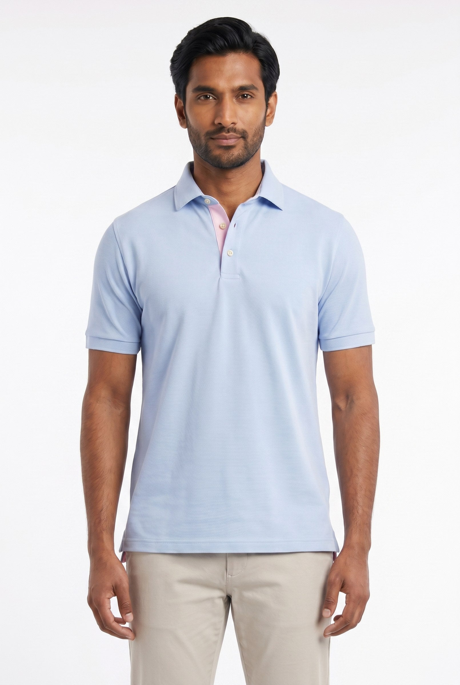 Men's Classic Fit Pique Polo Shirt | Blackstone London