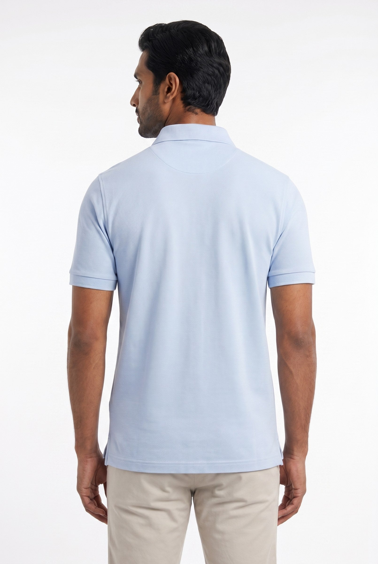 Men's Classic Fit Pique Polo Shirt | Blackstone London
