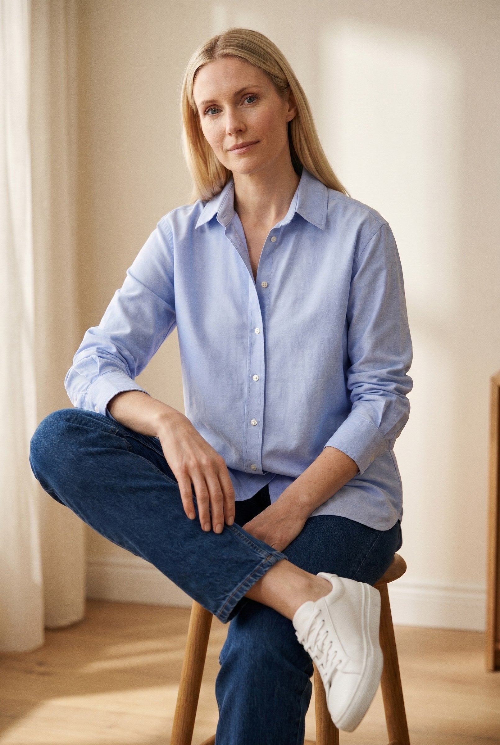 Women's Classic Oxford Cotton Shirt | Blackstone London