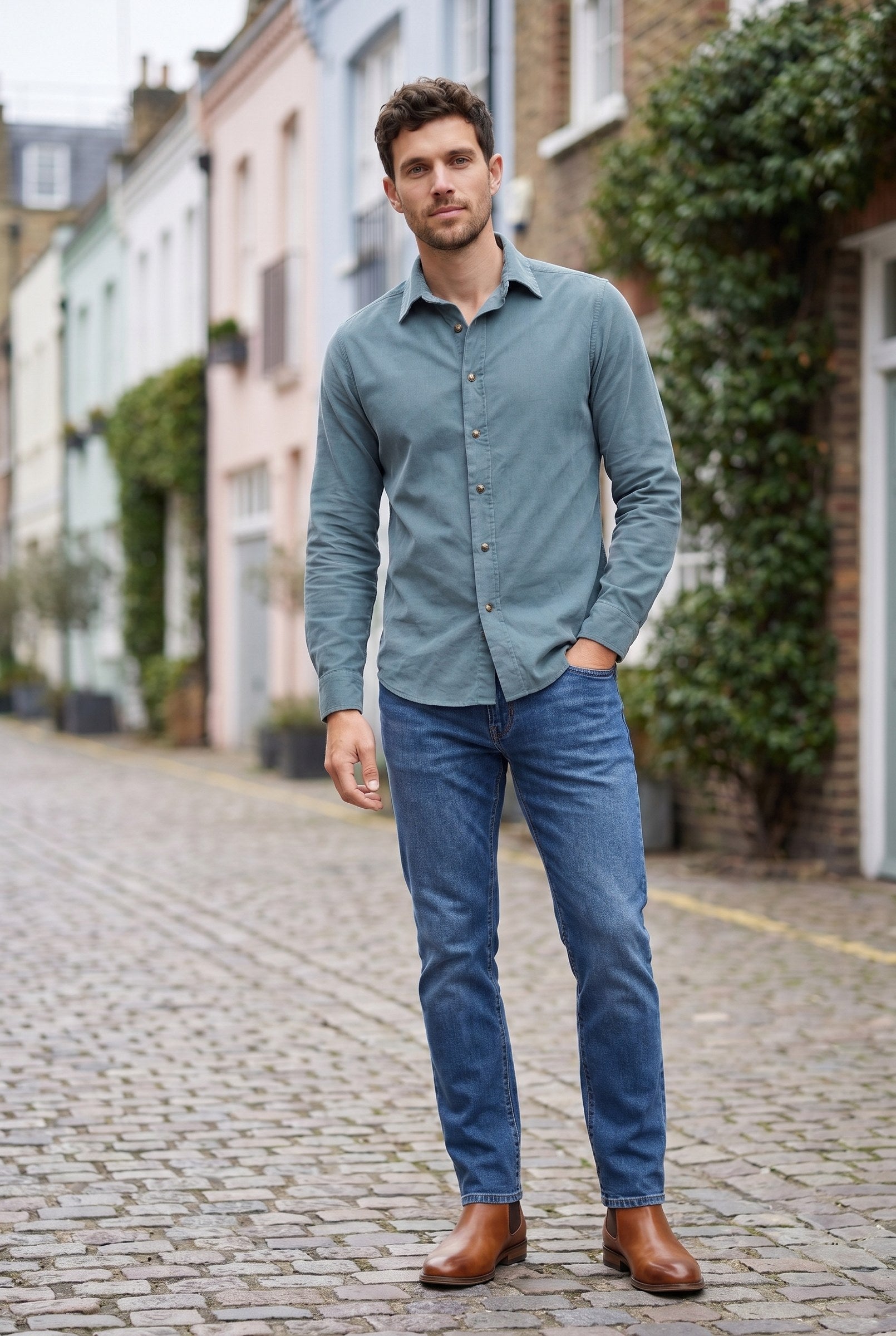 Men's Wyck Corduroy Shirt | Blackstone London