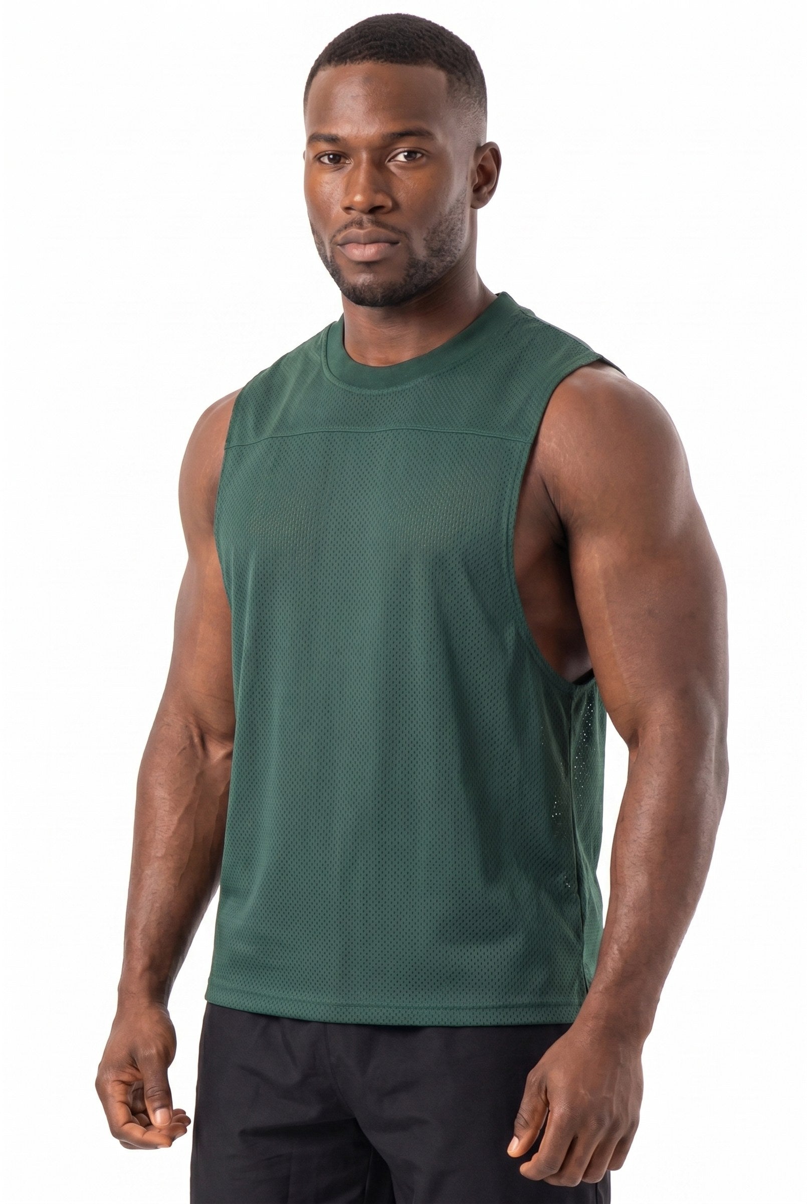 Men's Mesh Flex Muscle Tank Top | Blackstone London
