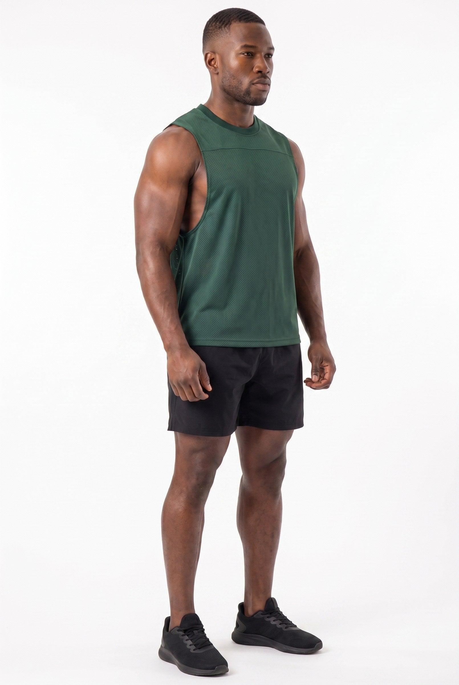 Men's Mesh Flex Muscle Tank Top | Blackstone London