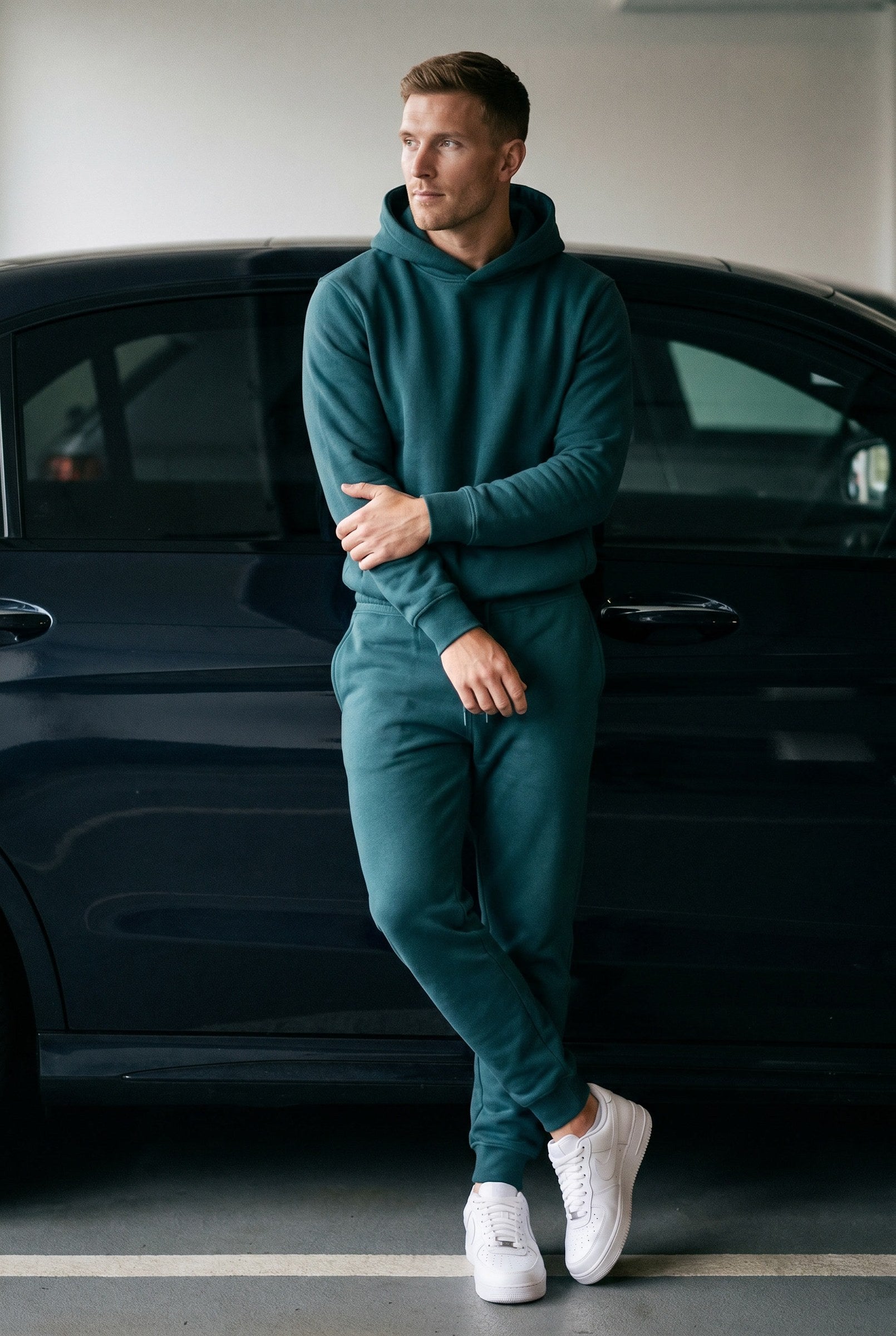 Men's Fundamental Fleece Tapered Joggers | Blackstone London