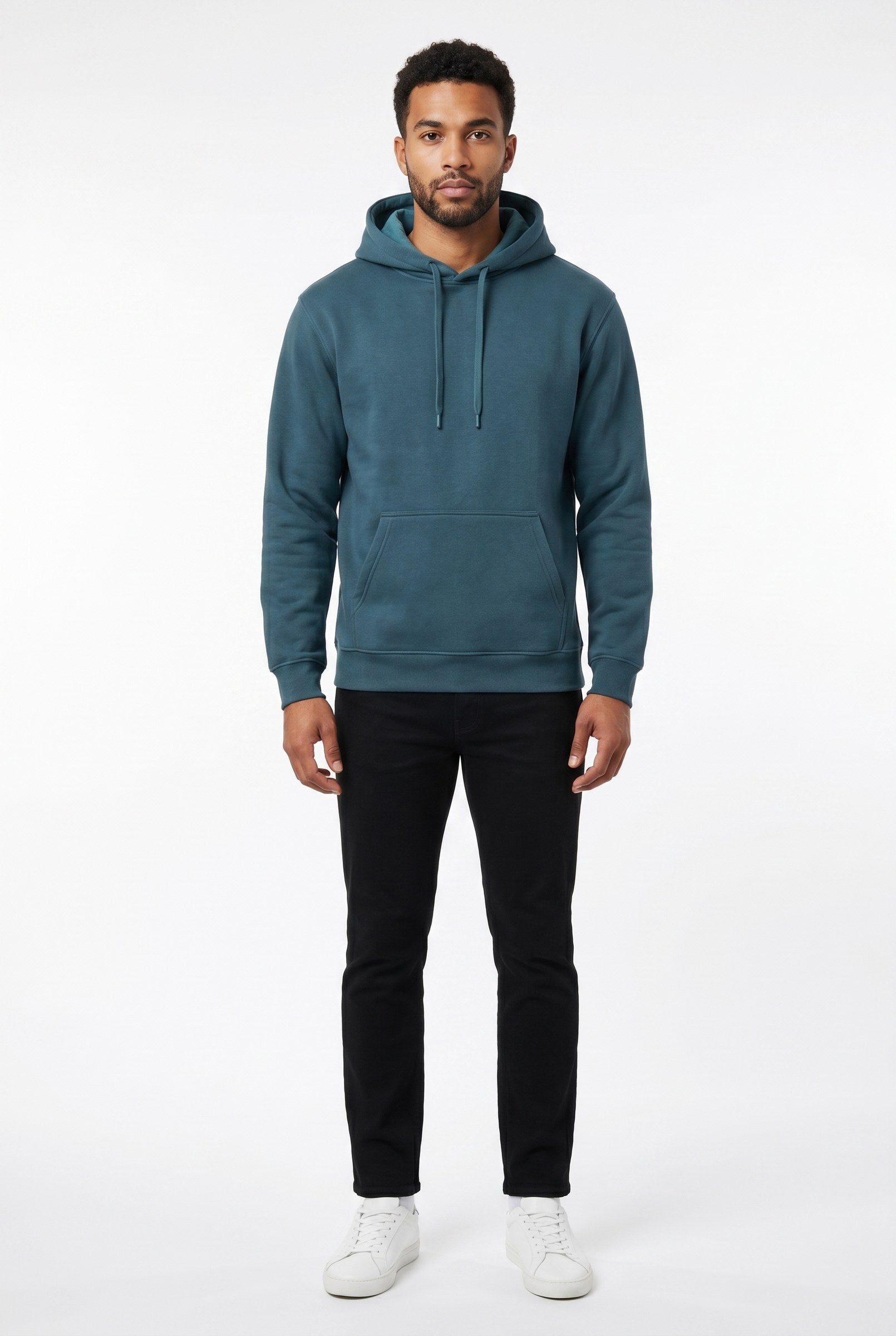 Men's Fundamental Fleece Pullover Hoodie | Blackstone London