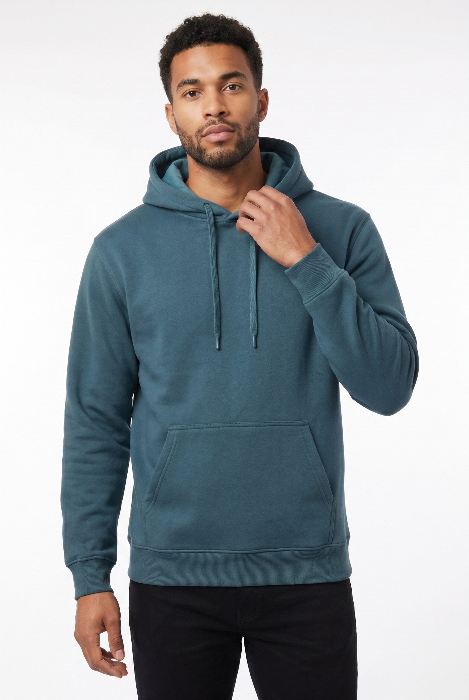 Men's Fundamental Fleece Pullover Hoodie | Blackstone London
