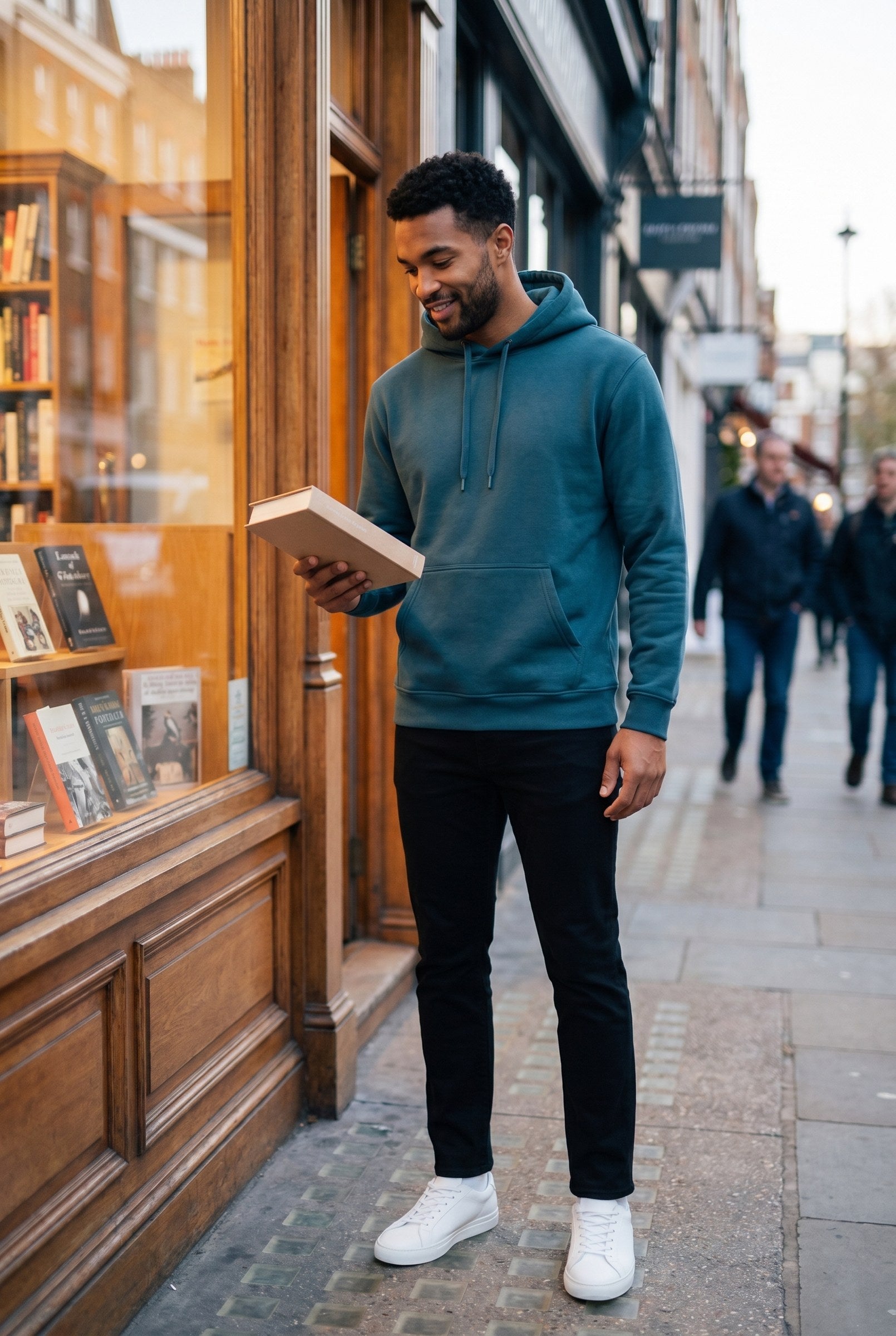 Men's Fundamental Fleece Pullover Hoodie | Blackstone London