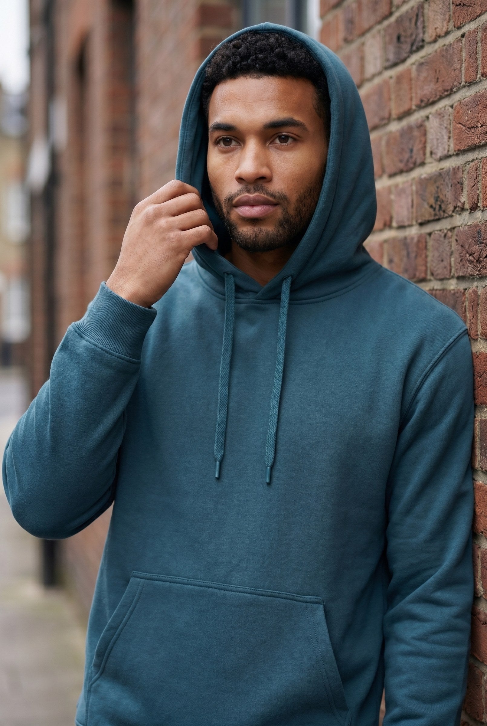 Men's Fundamental Fleece Pullover Hoodie | Blackstone London