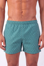 Men's Pine Print Swim Shorts | Blackstone London