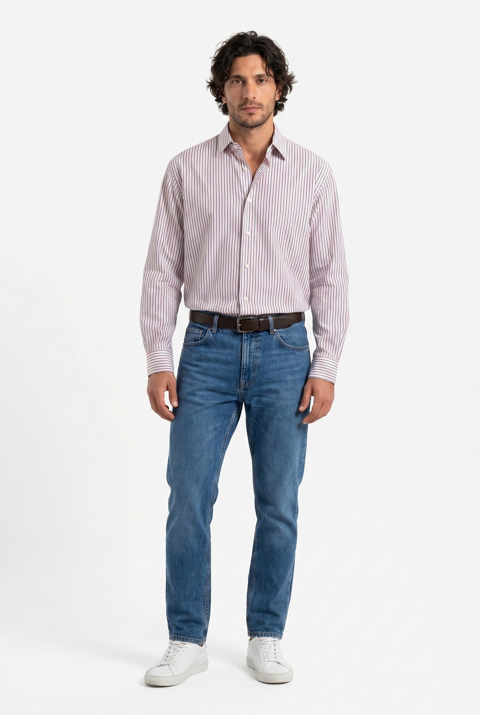 Men's Poplin Longsleeve Shirt | Blackstone London