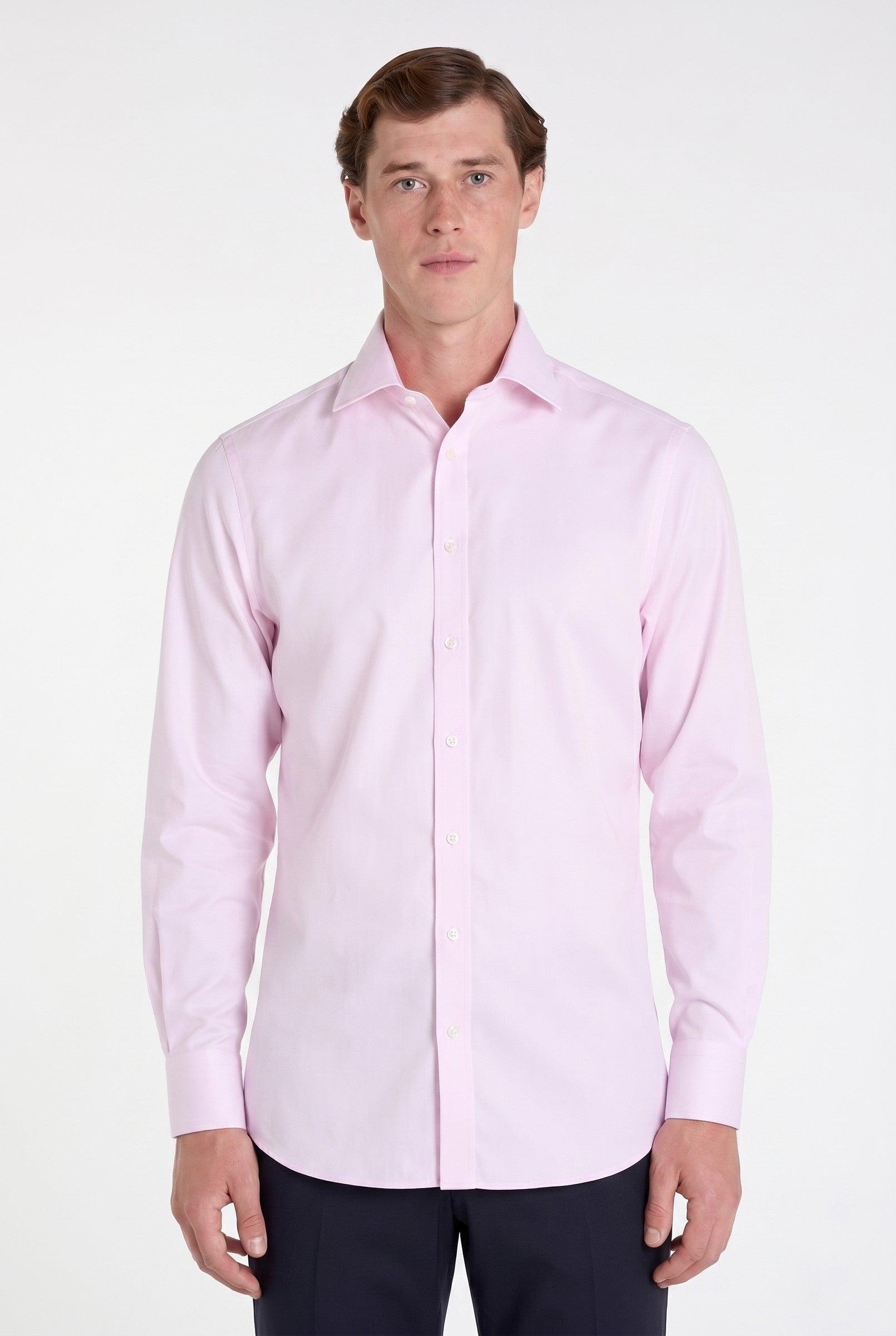 Men's Non-Iron Twill Dress Shirt | Blackstone London
