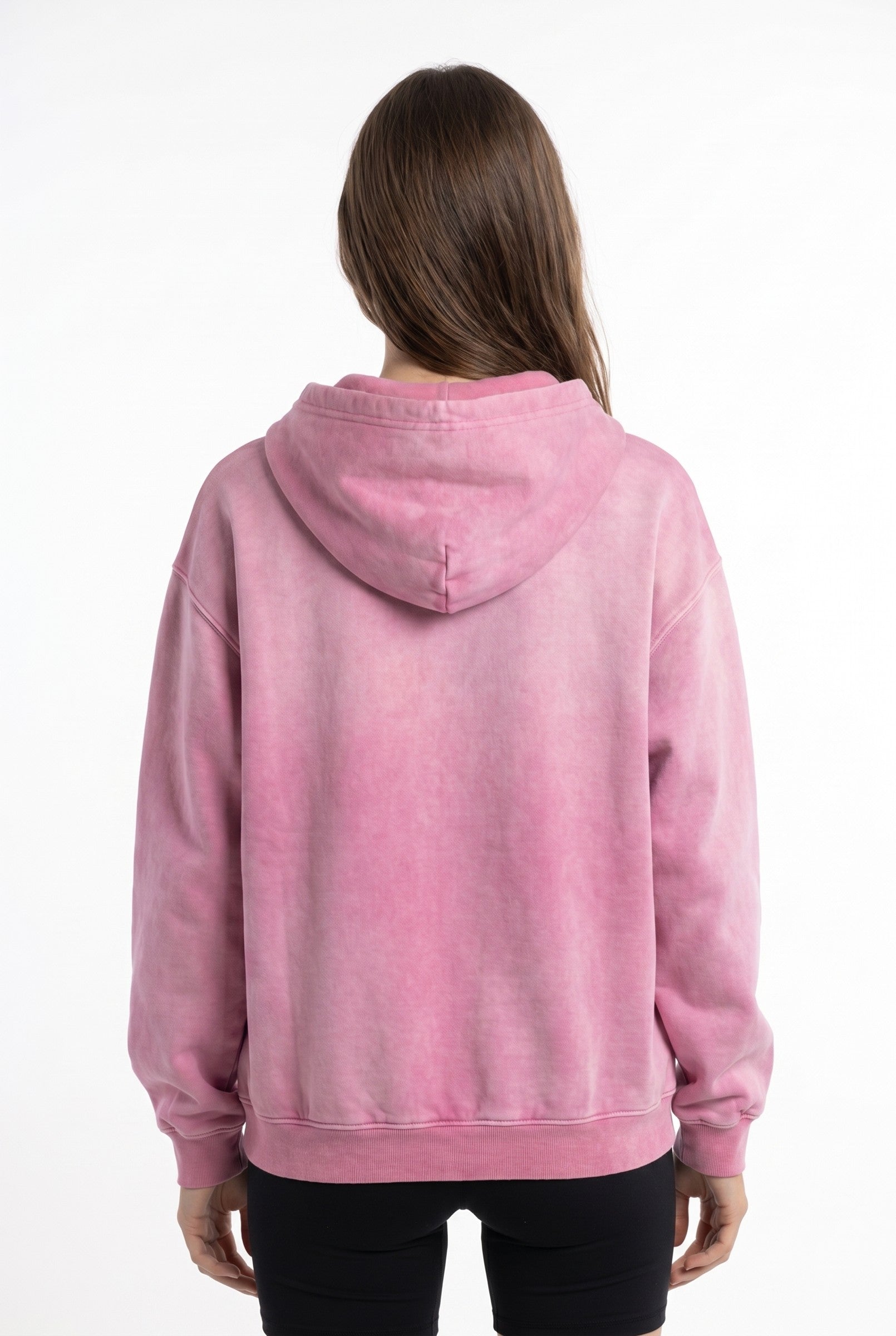 Women's Acid Wash Zip Hoodie | Blackstone London
