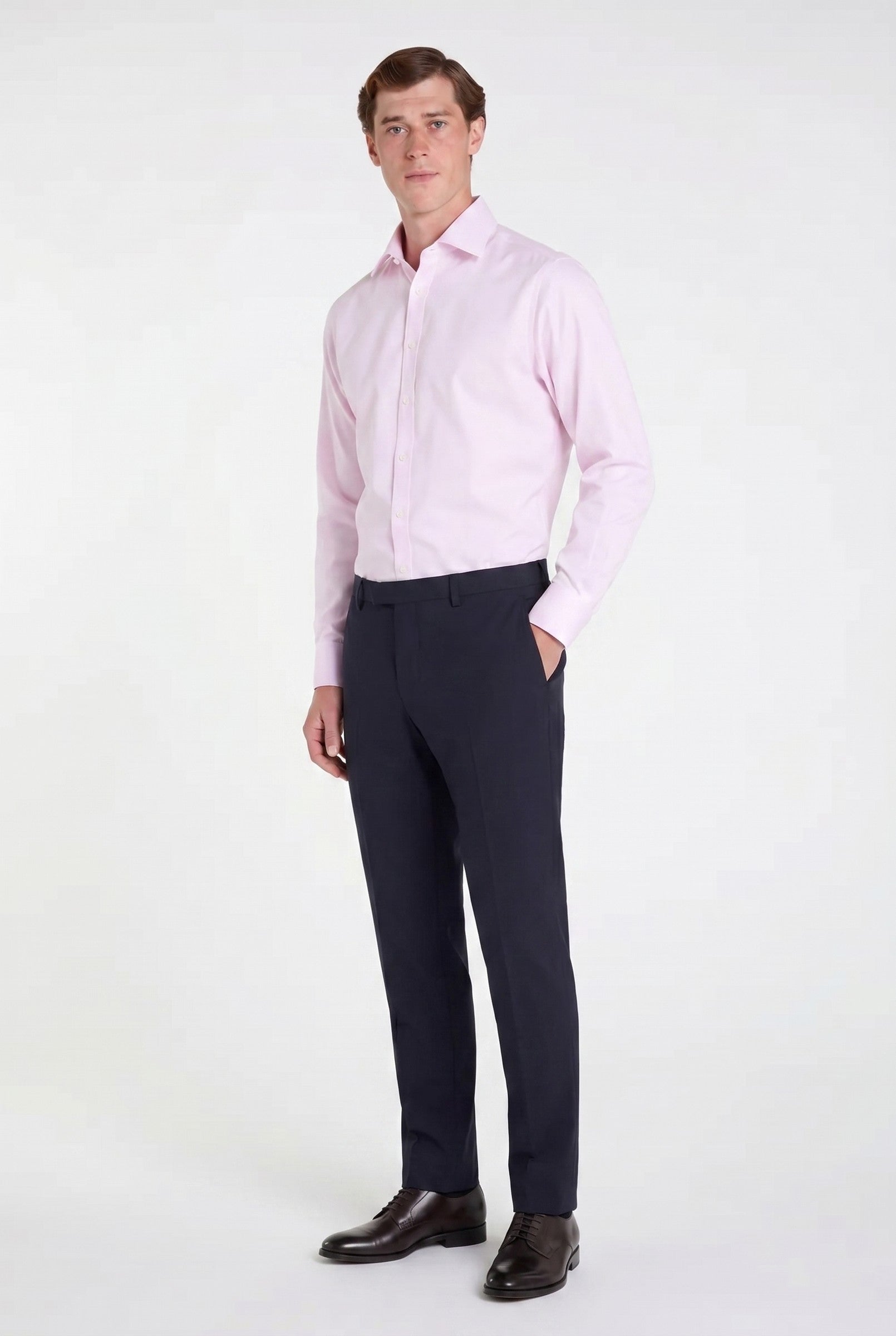 Men's Non-Iron Twill Dress Shirt | Blackstone London