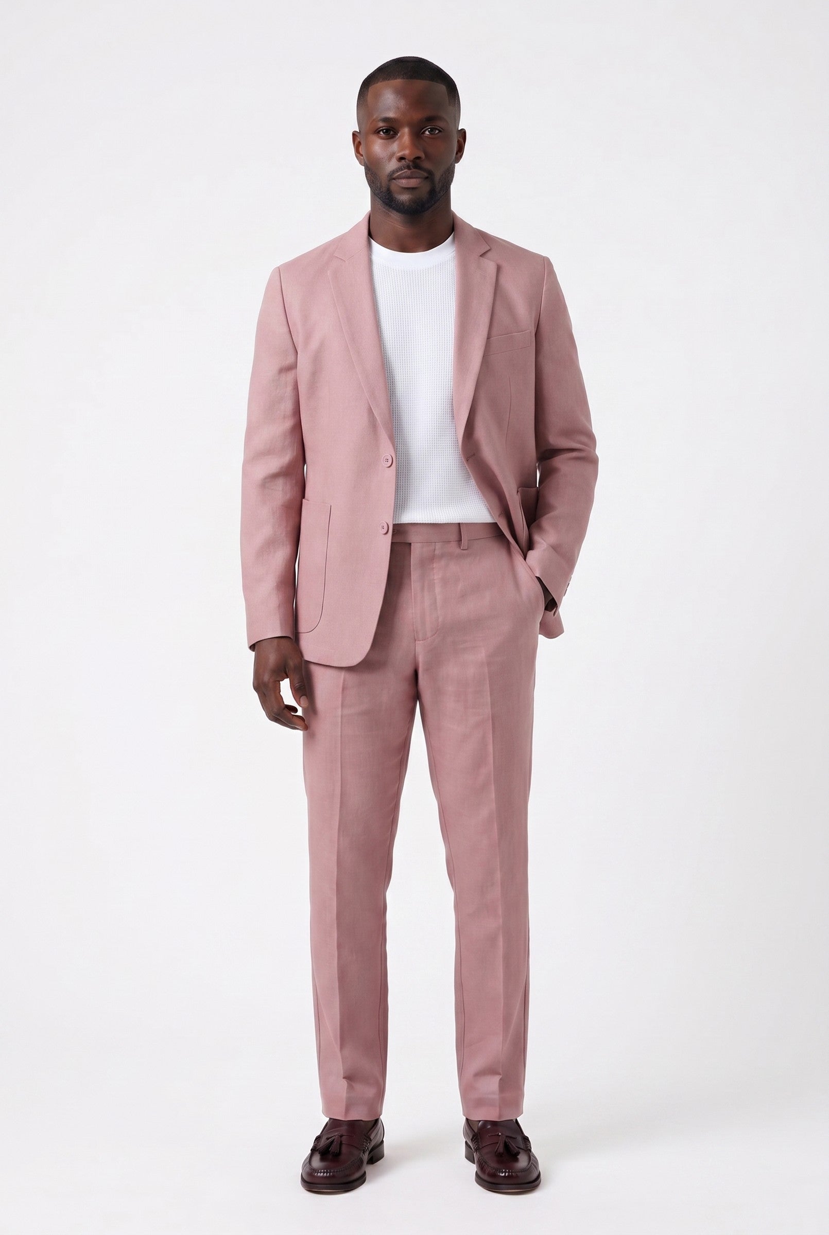 Men's Linen Tailored Blazer | Blackstone London