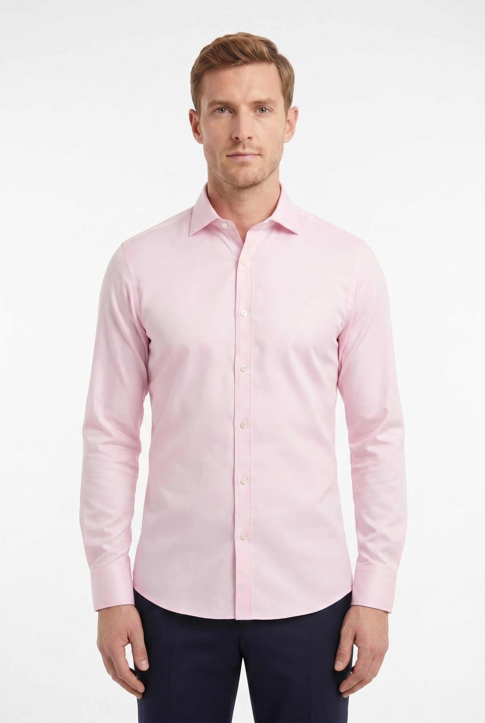 Men's Performance Slim-Fit Dress Shirt | Blackstone London