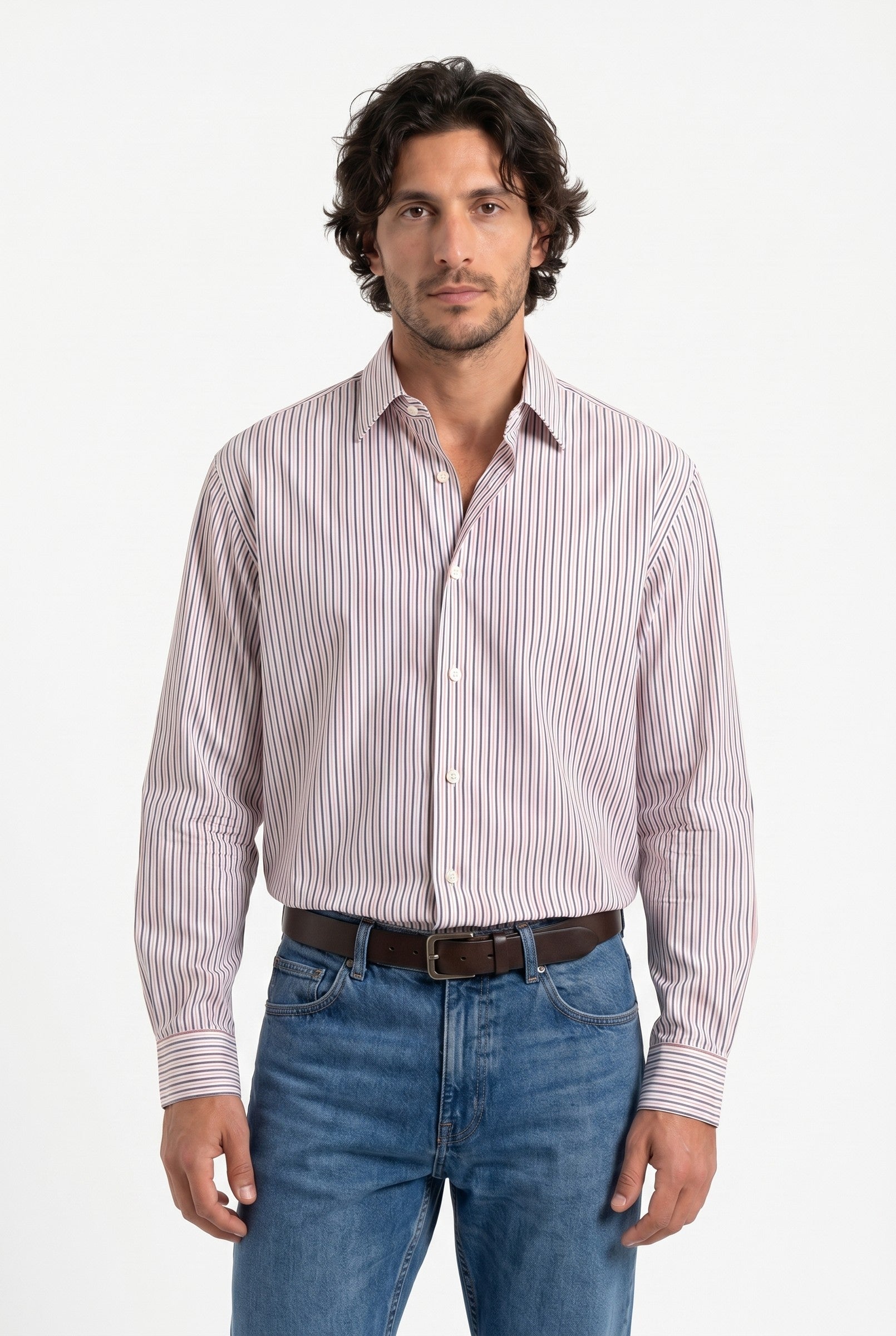 Men's Poplin Longsleeve Shirt | Blackstone London