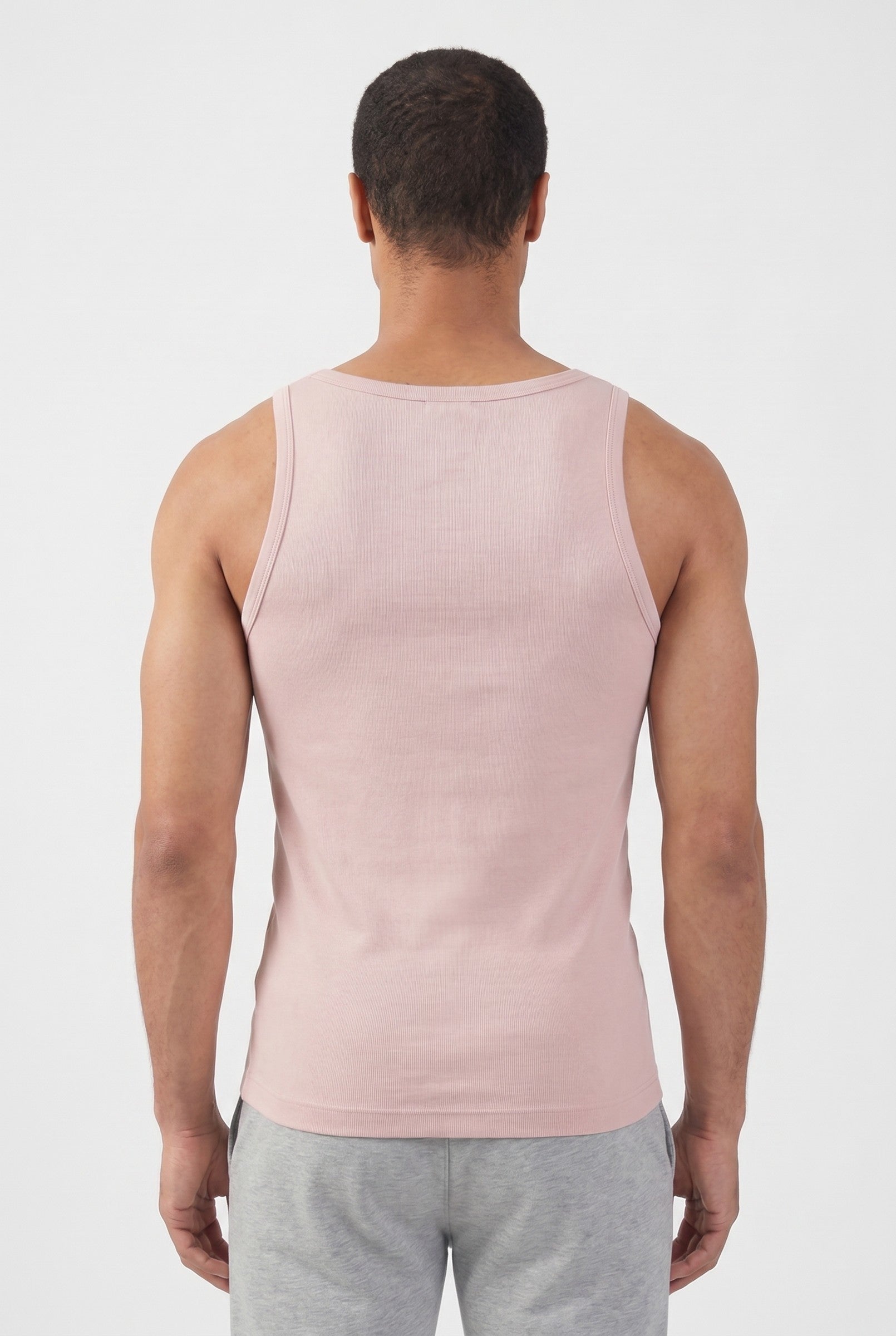 Men's Ribbed Cotton Tank Top | Blackstone London