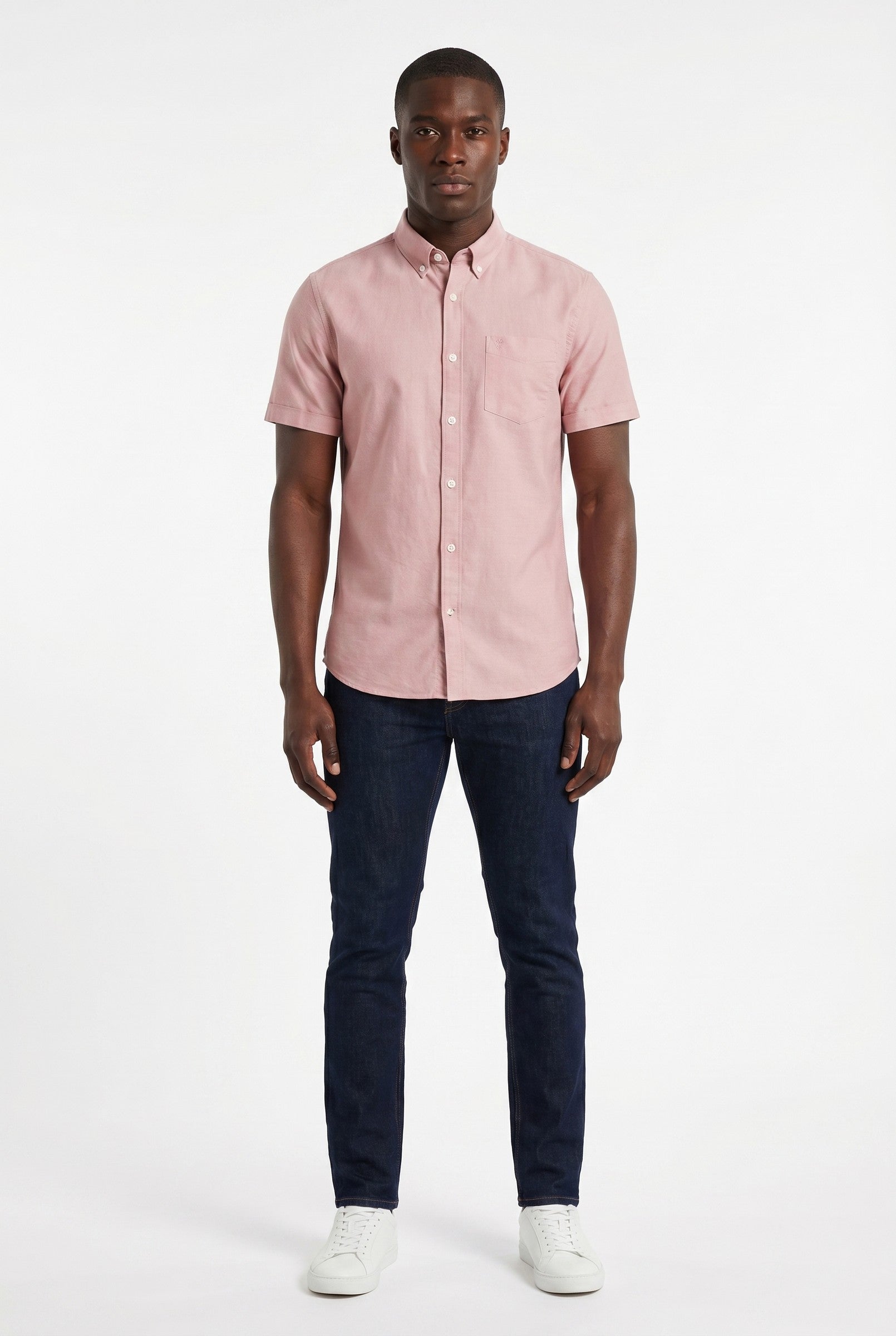 Men's Brewer Short-Sleeve Oxford Shirt | Blackstone London