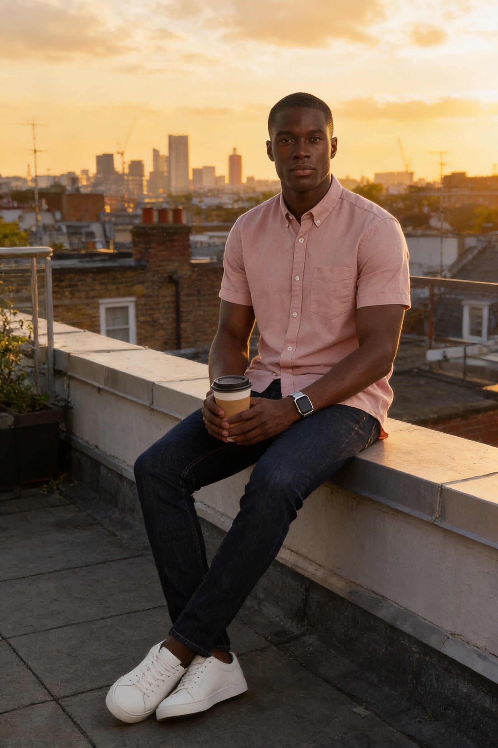 Men's Brewer Short-Sleeve Oxford Shirt | Blackstone London