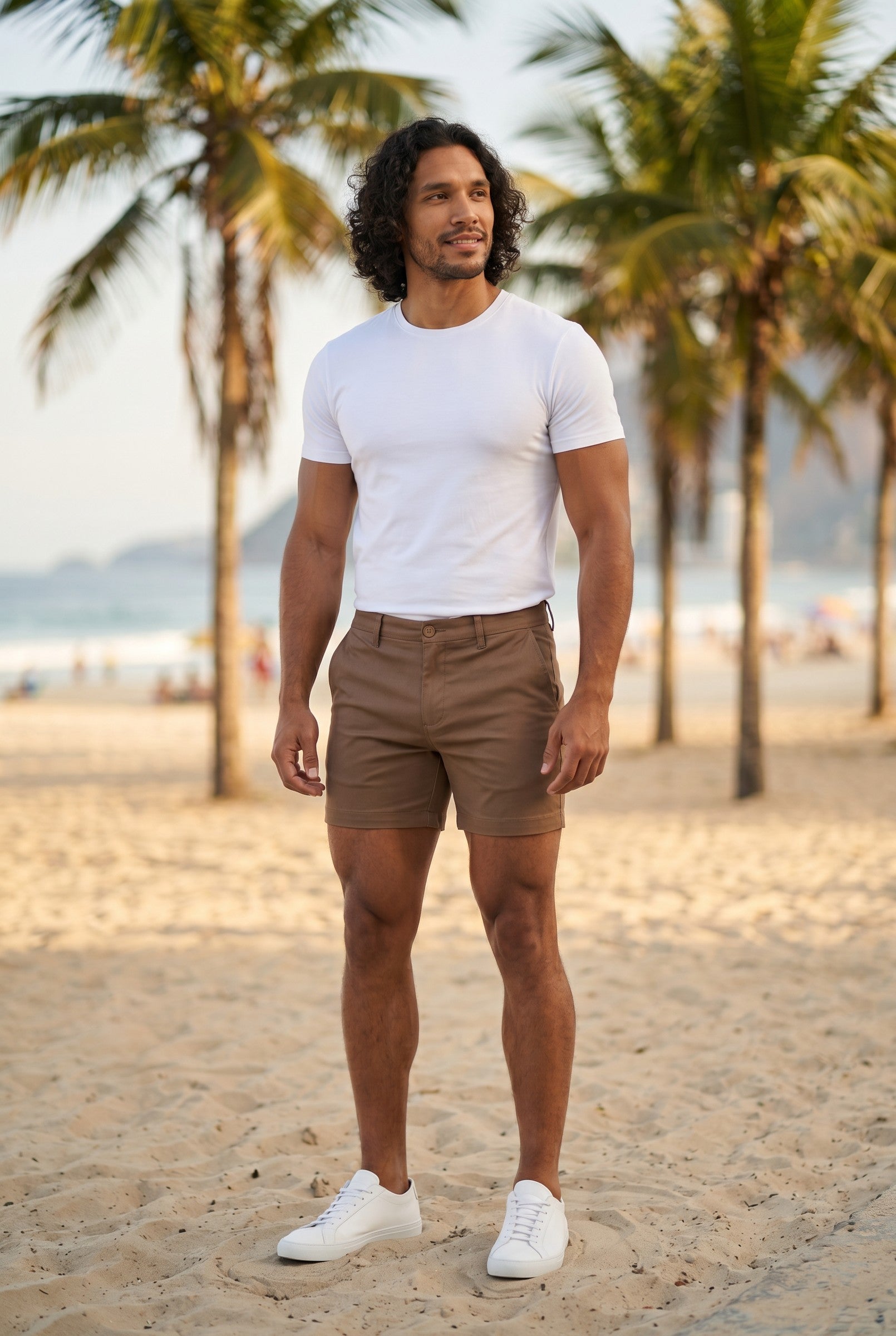 Men's Muscle Fit Chino Shorts | Blackstone London
