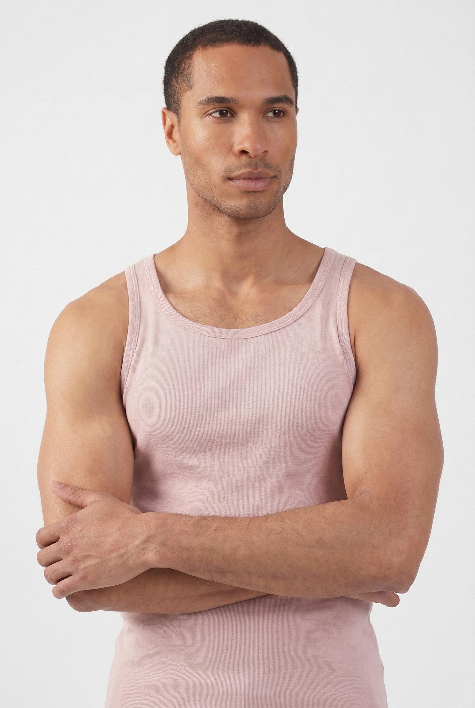 Men's Ribbed Cotton Tank Top | Blackstone London