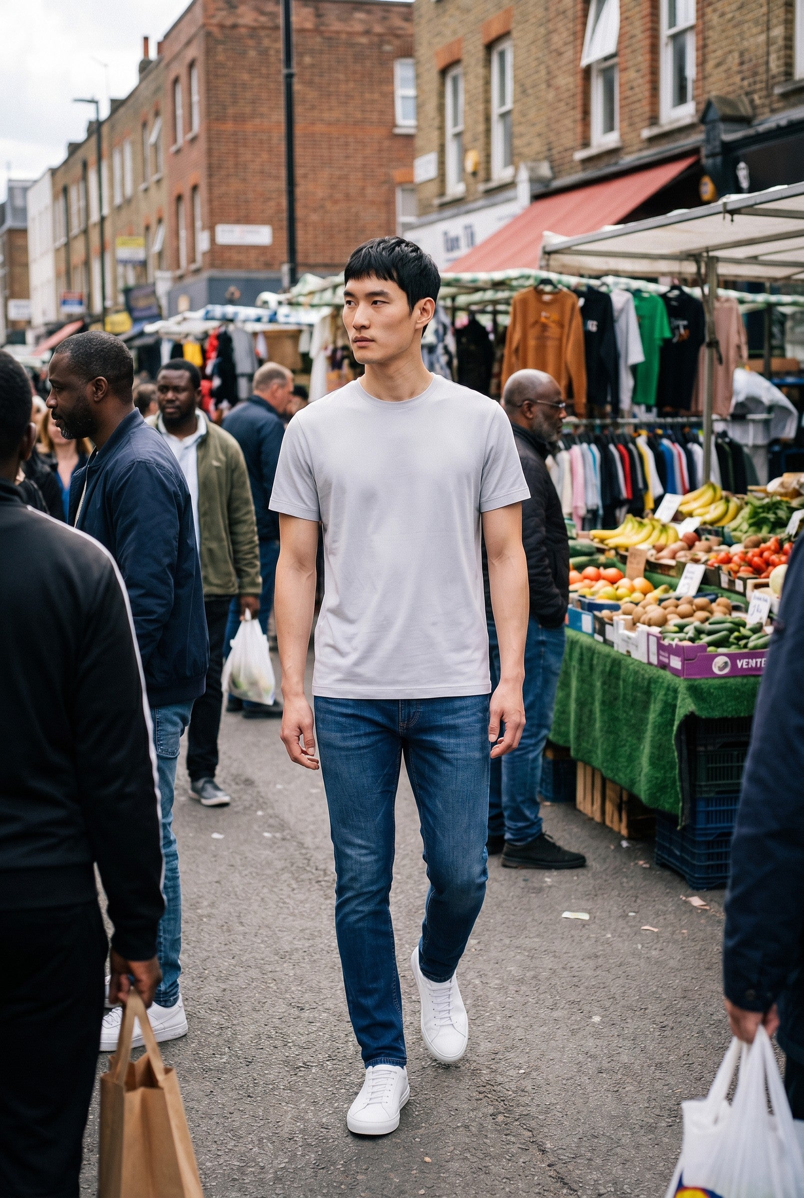 Men's Premium Cotton Crew Tee | Blackstone London