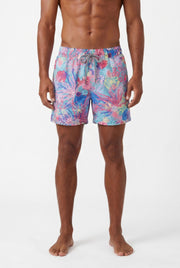 Men's Coral Floral Swim Shorts | Blackstone London