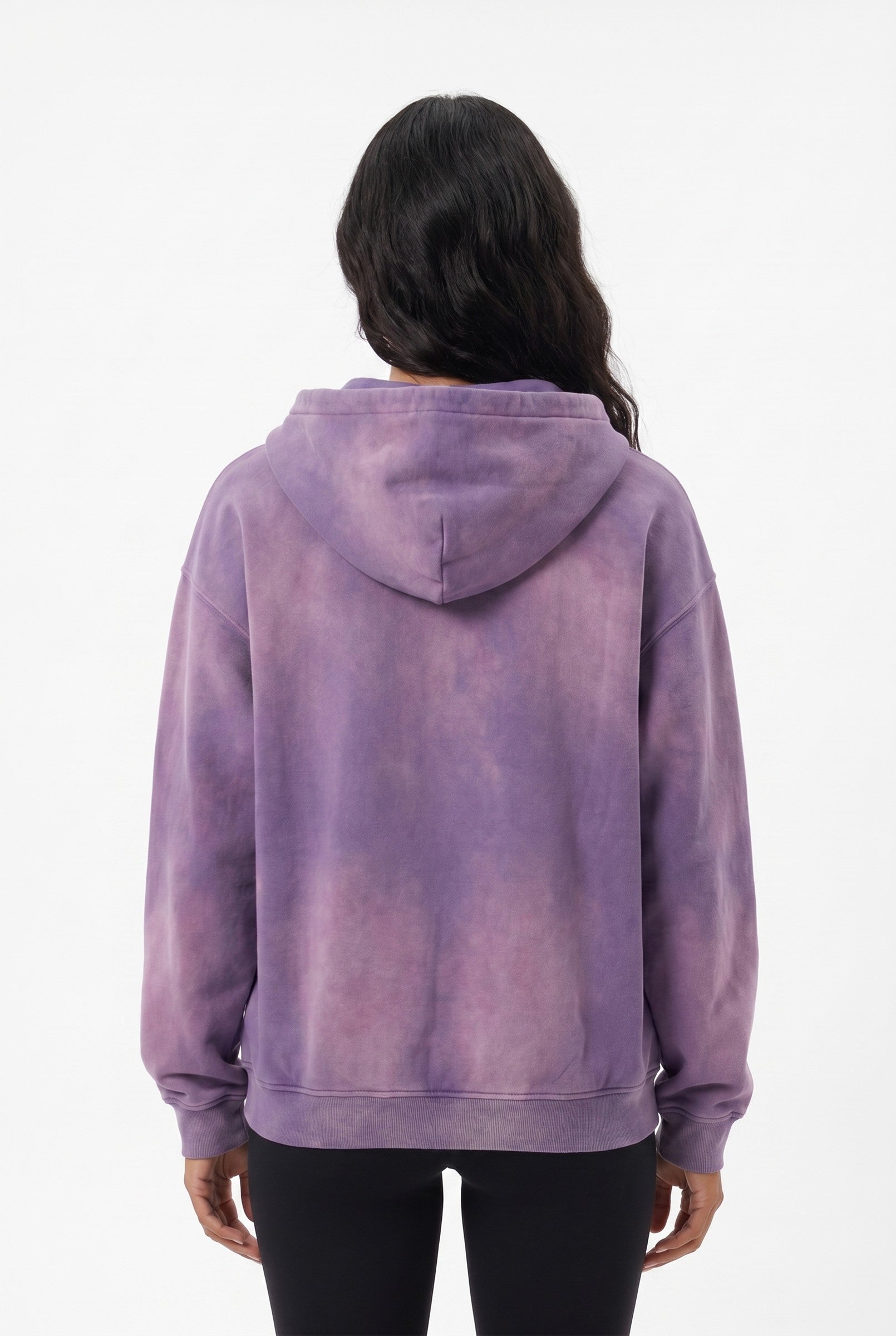 Women's Acid Wash Zip Hoodie | Blackstone London