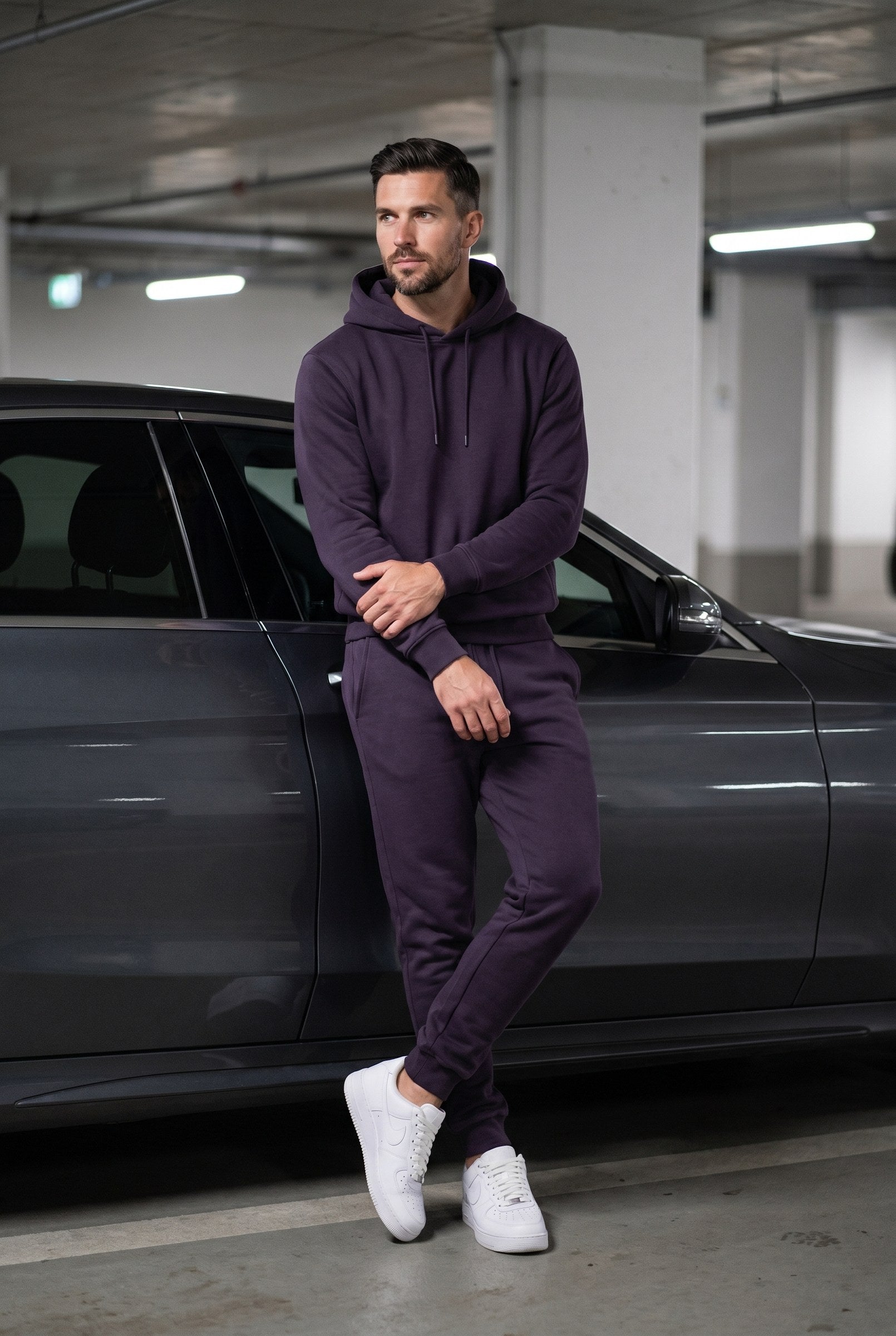 Men's Fundamental Fleece Tapered Joggers | Blackstone London
