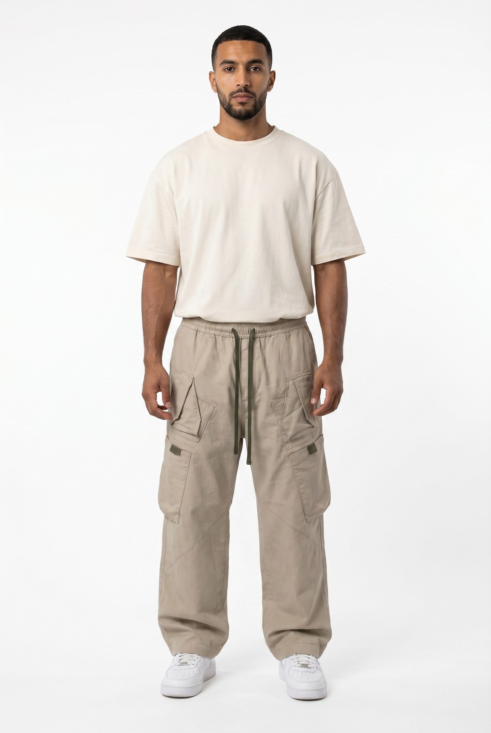 Men's Utility Straight Fit Cargo Pants | Blackstone London