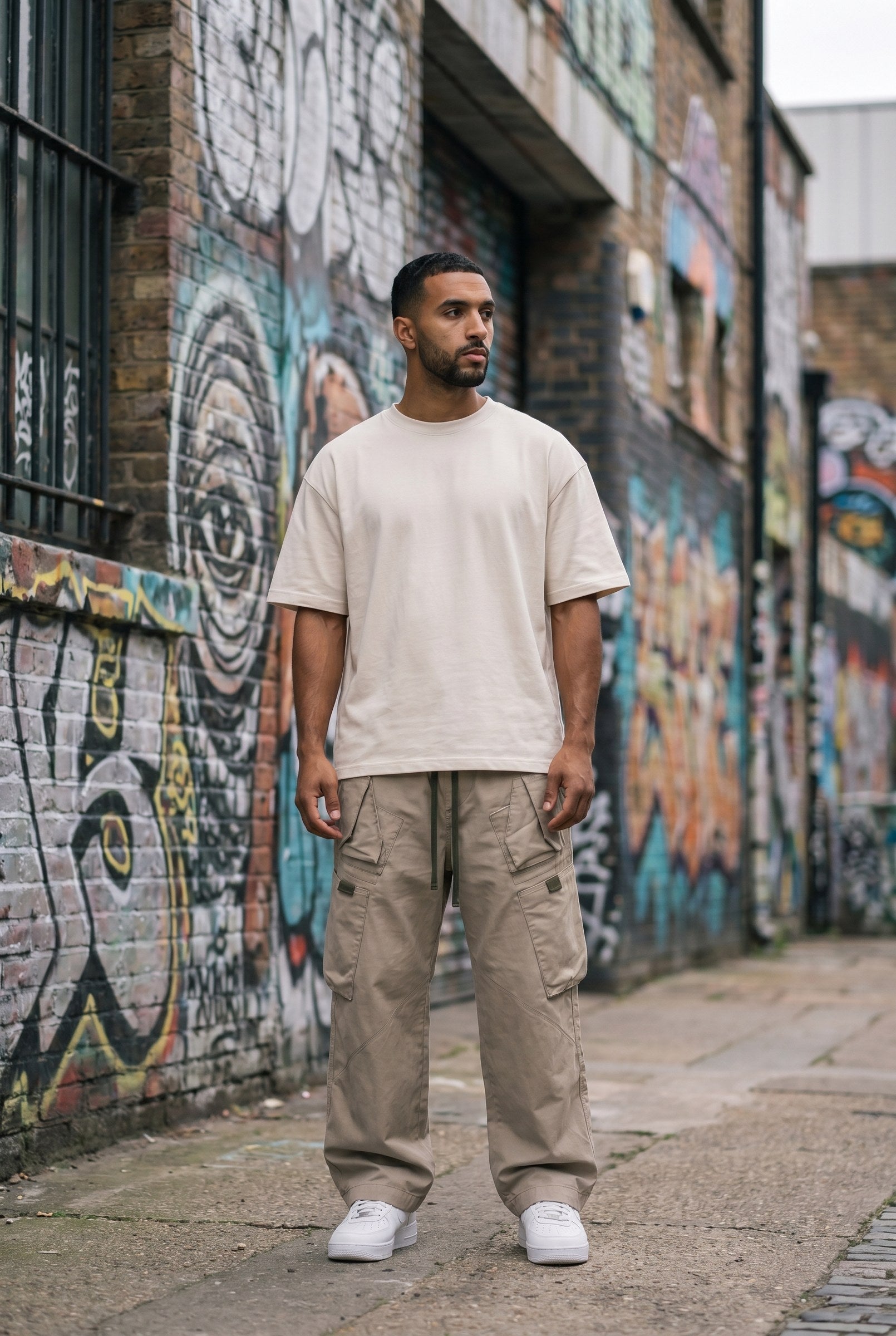 Men's Utility Straight Fit Cargo Pants | Blackstone London