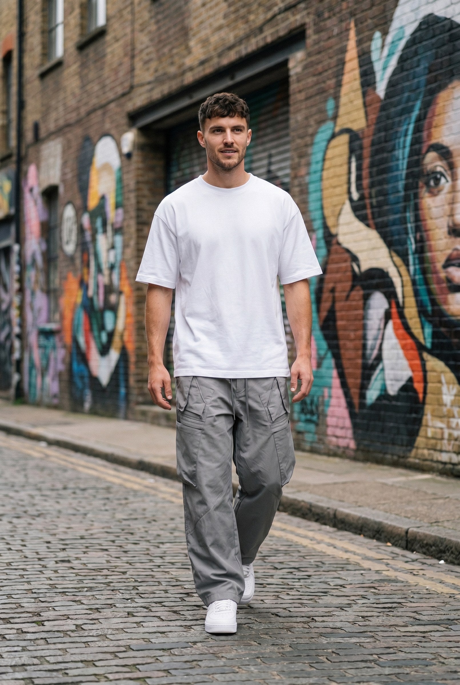 Men's Utility Straight Fit Cargo Pants | Blackstone London