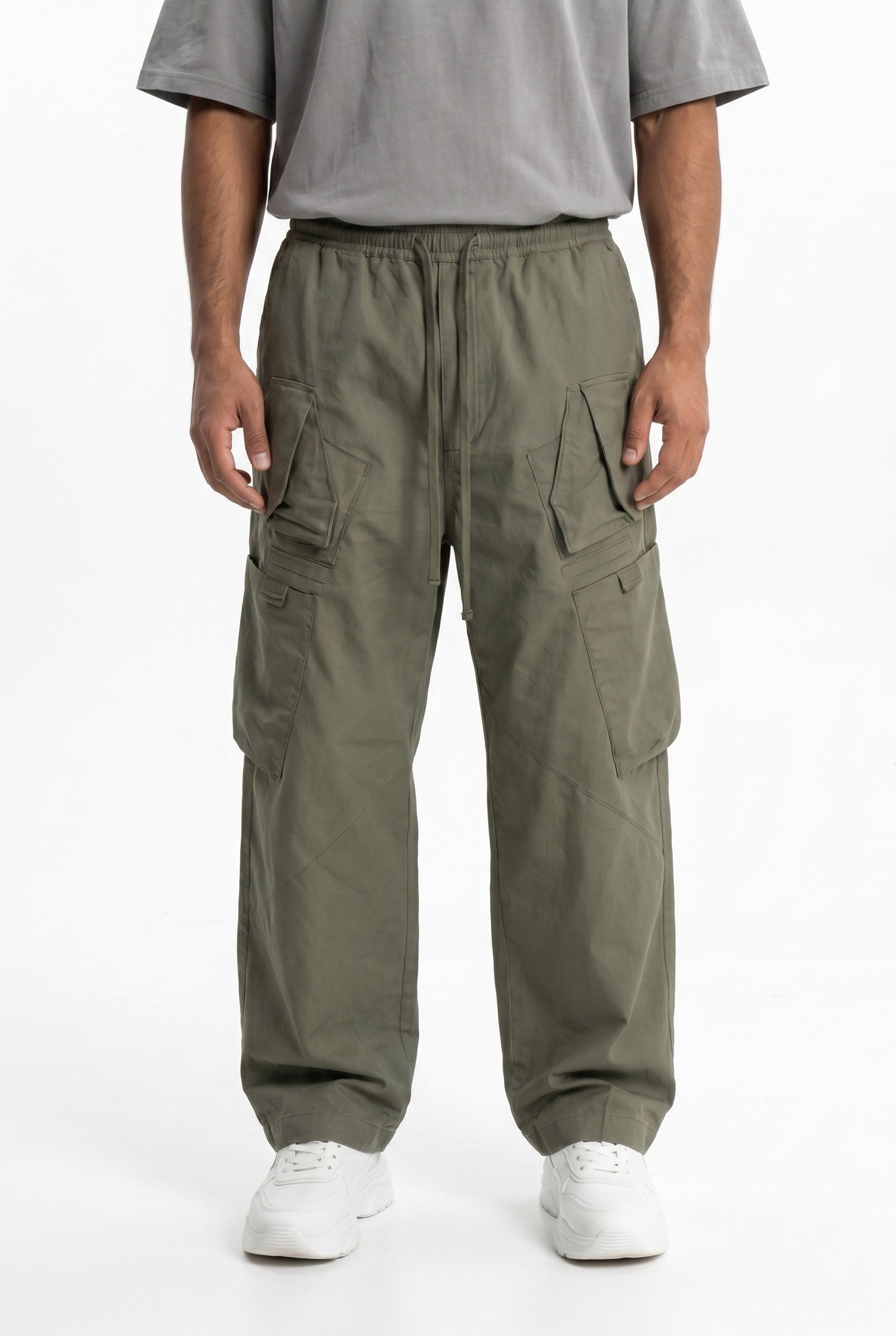 Men's Utility Straight Fit Cargo Pants | Blackstone London