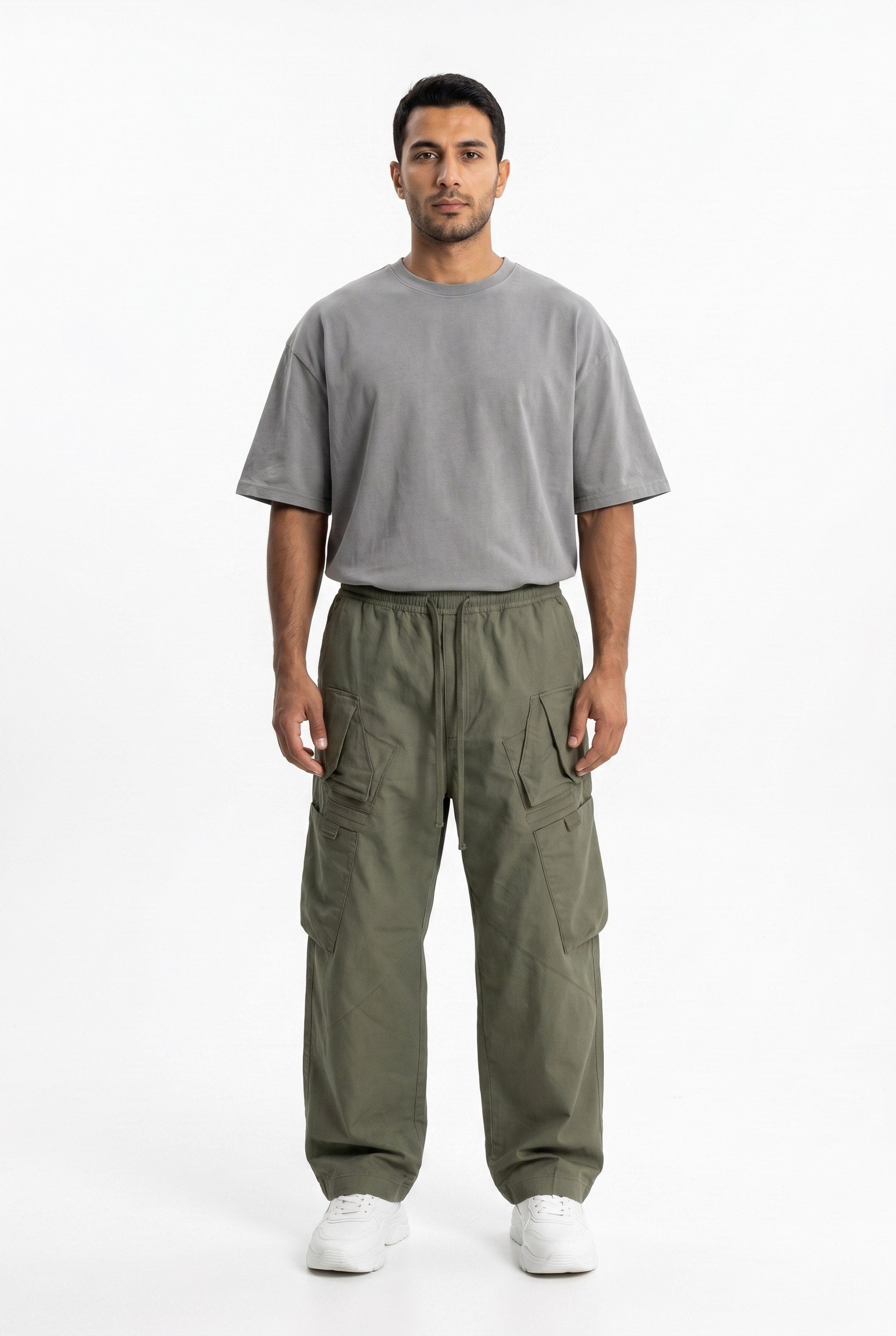 Men's Utility Straight Fit Cargo Pants | Blackstone London