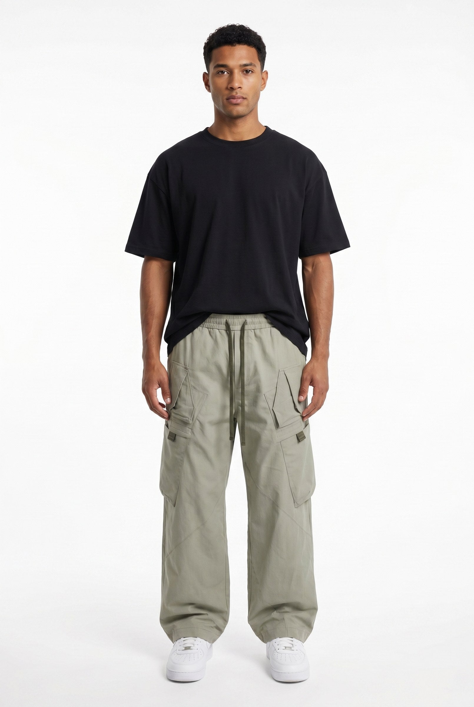 Men's Utility Straight Fit Cargo Pants | Blackstone London